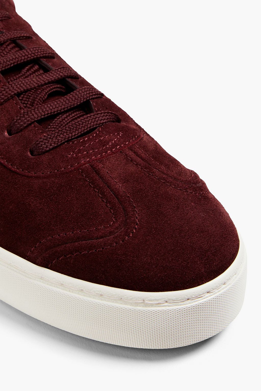 VALENTINO GARAVANI Rockstud suede and leather sneakers