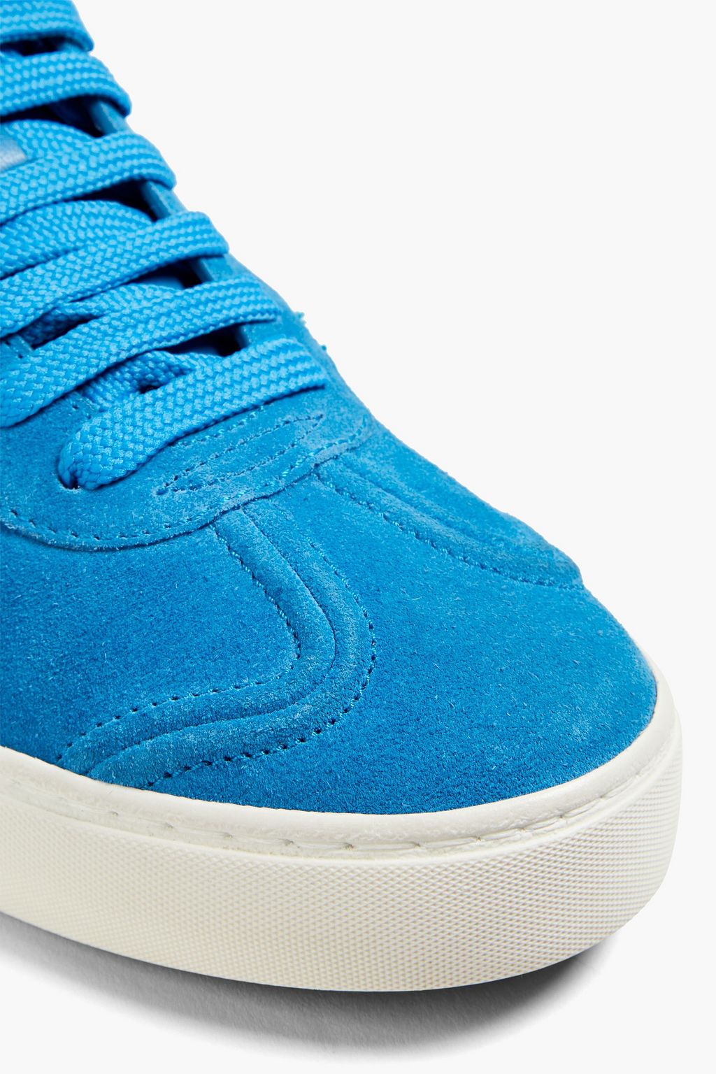 VALENTINO GARAVANI Rockstud two-tone suede sneakers