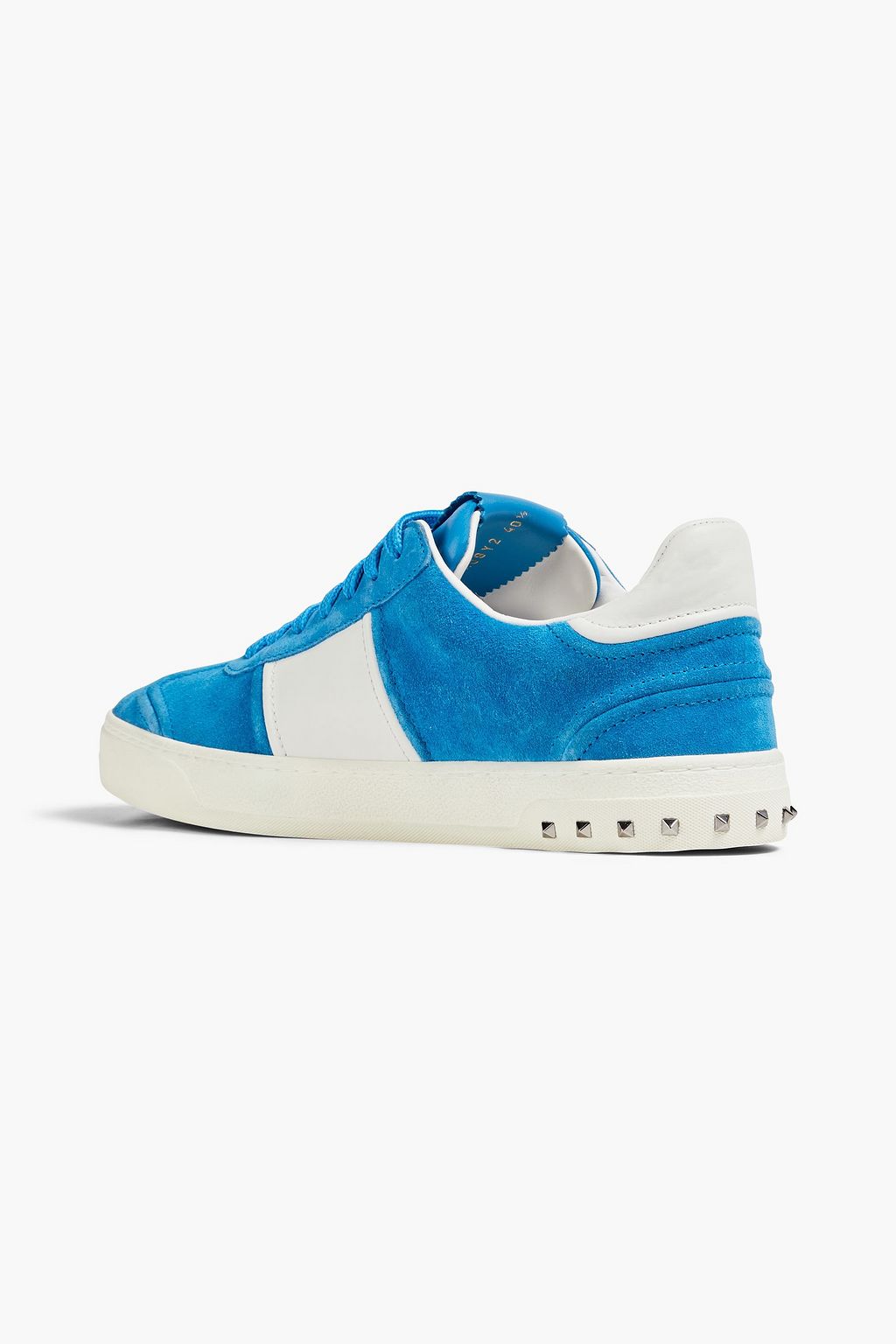 VALENTINO GARAVANI Rockstud two-tone suede sneakers