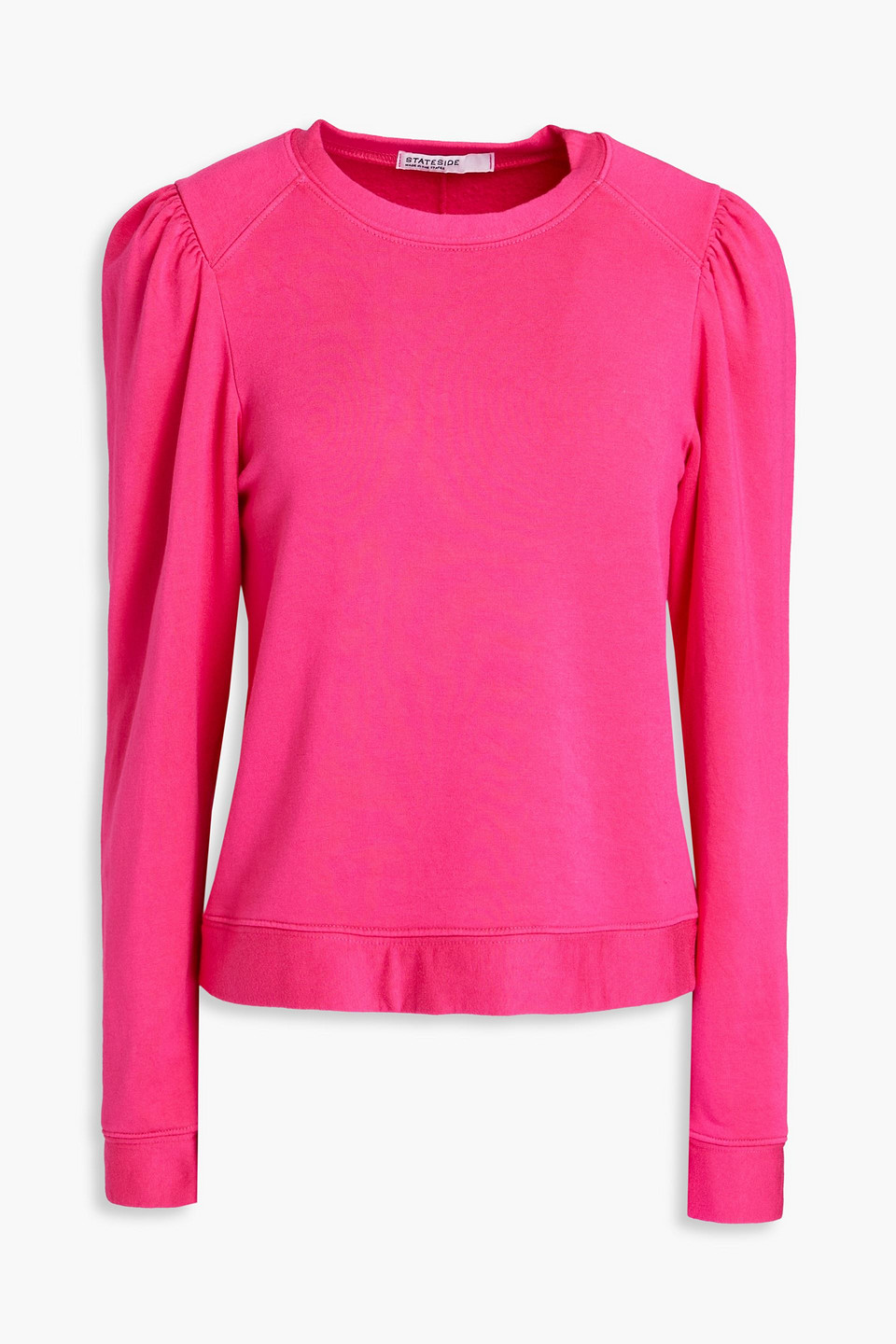 Stateside Micro Modal-blend Fleece Sweatshirt In Pink