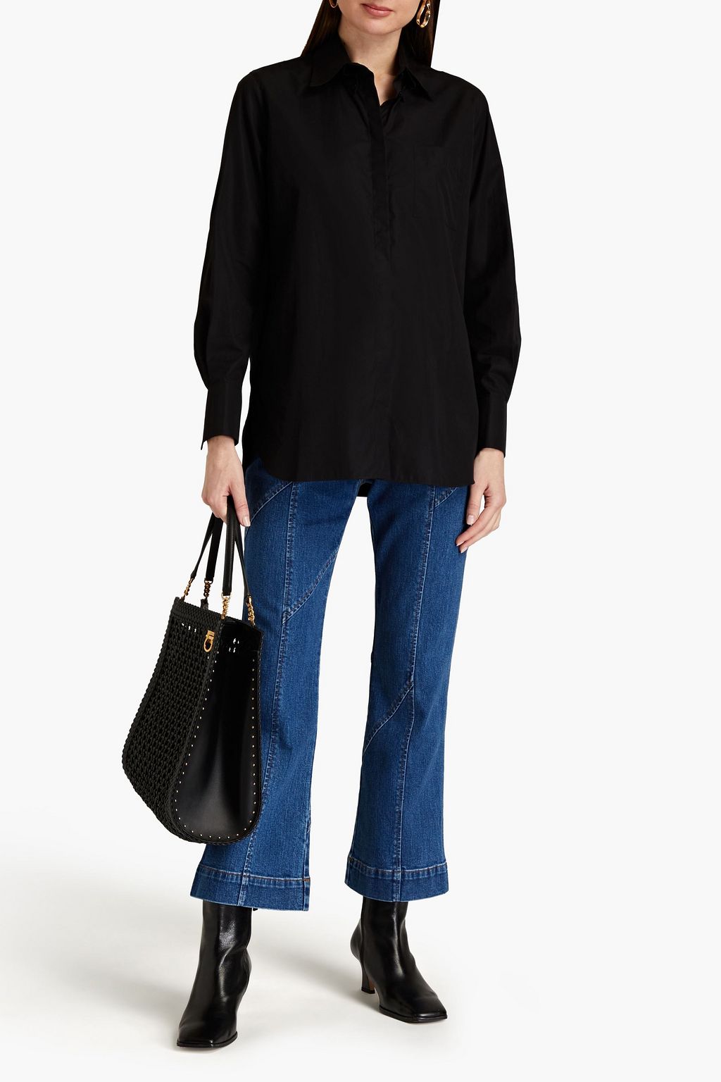 FERRAGAMO Cotton-poplin shirt