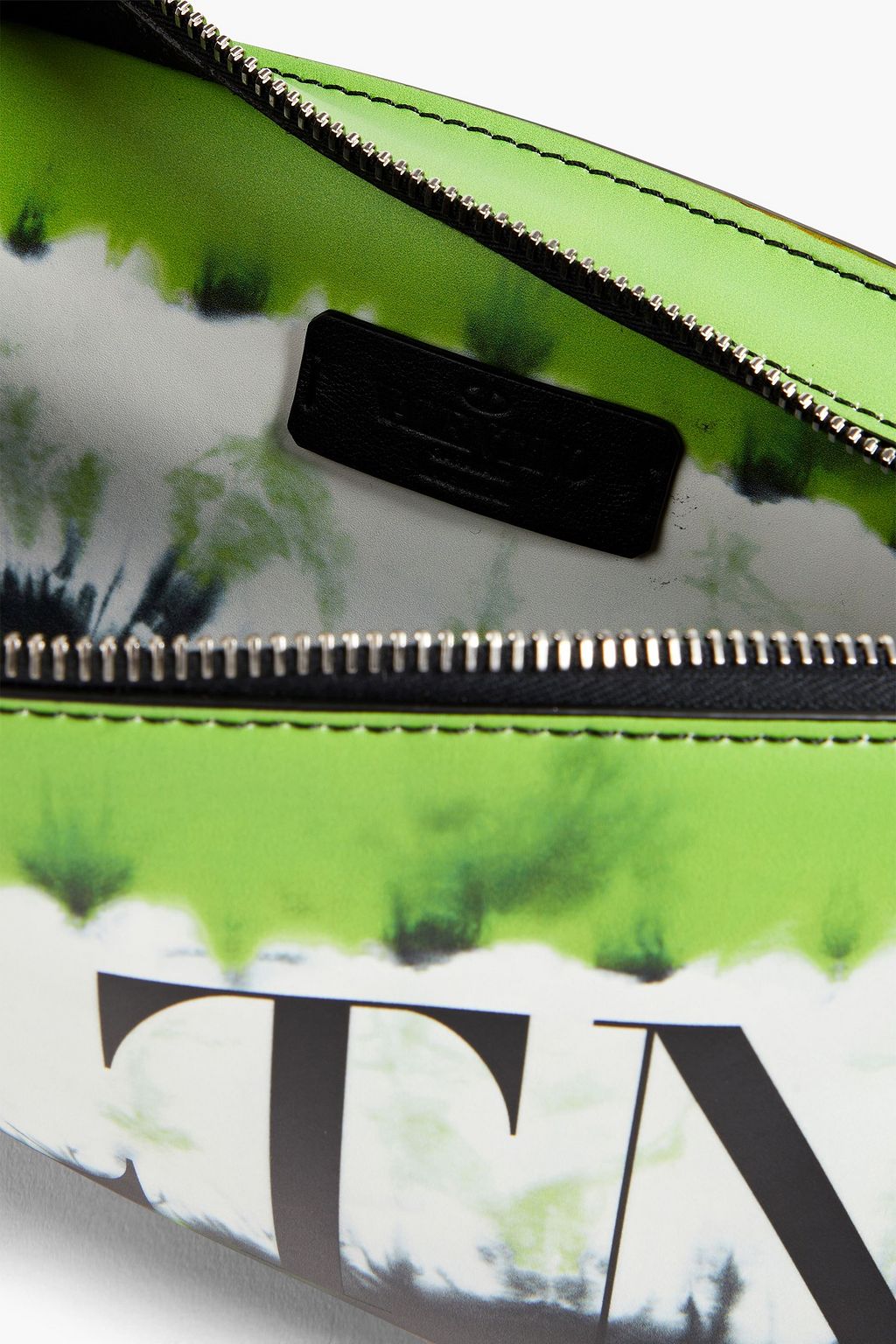 VALENTINO GARAVANI Rockstud printed leather belt bag