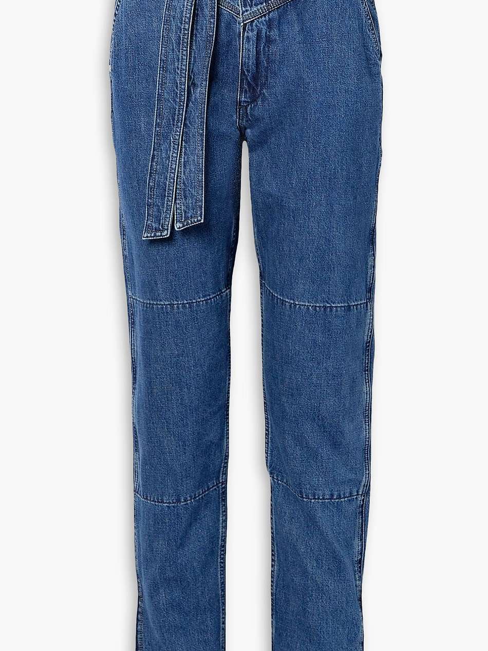 mia high-rise tapered jeans
