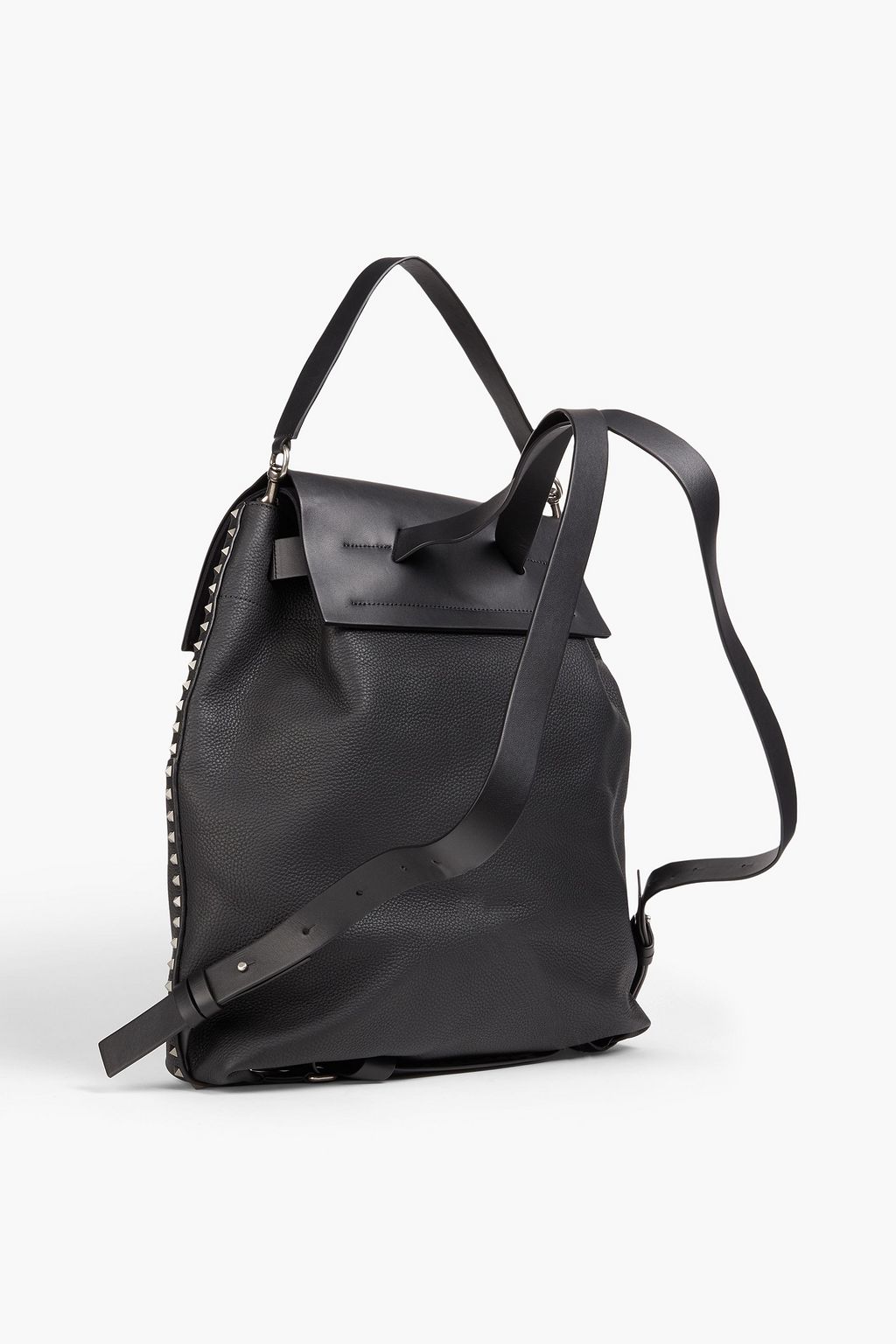VALENTINO GARAVANI Rockstud pebbled-leather backpack