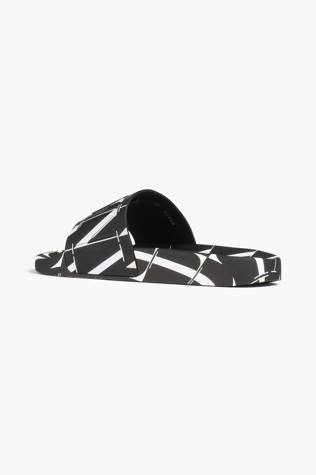 VALENTINO GARAVANI Embossed logo-print rubber slides
