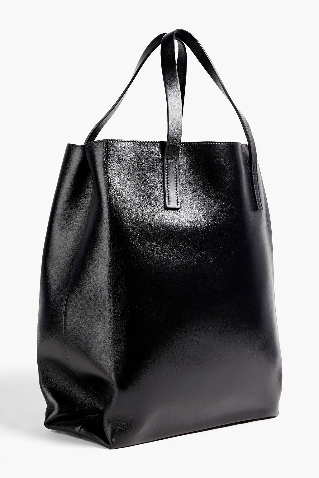 VALENTINO GARAVANI Logo-appliquéd leather tote
