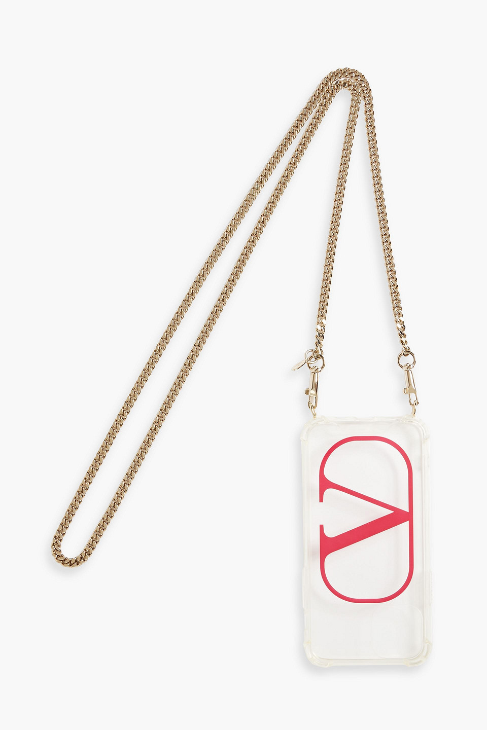 Valentino Signature Vlogo Iphone 11 Pro Case In Clear