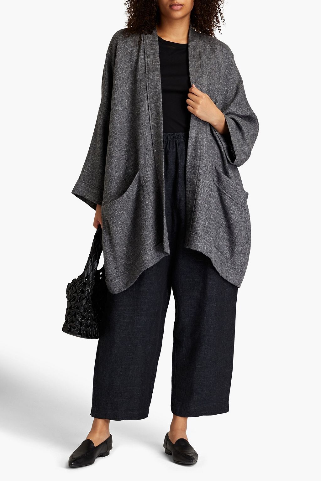 ESKANDAR Alpaca-blend bouclé-tweed jacket
