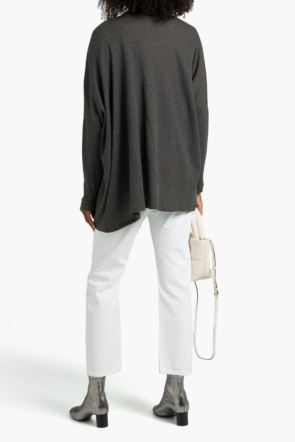 MAJESTIC FILATURES Cotton, cashmere and silk-blend cardigan