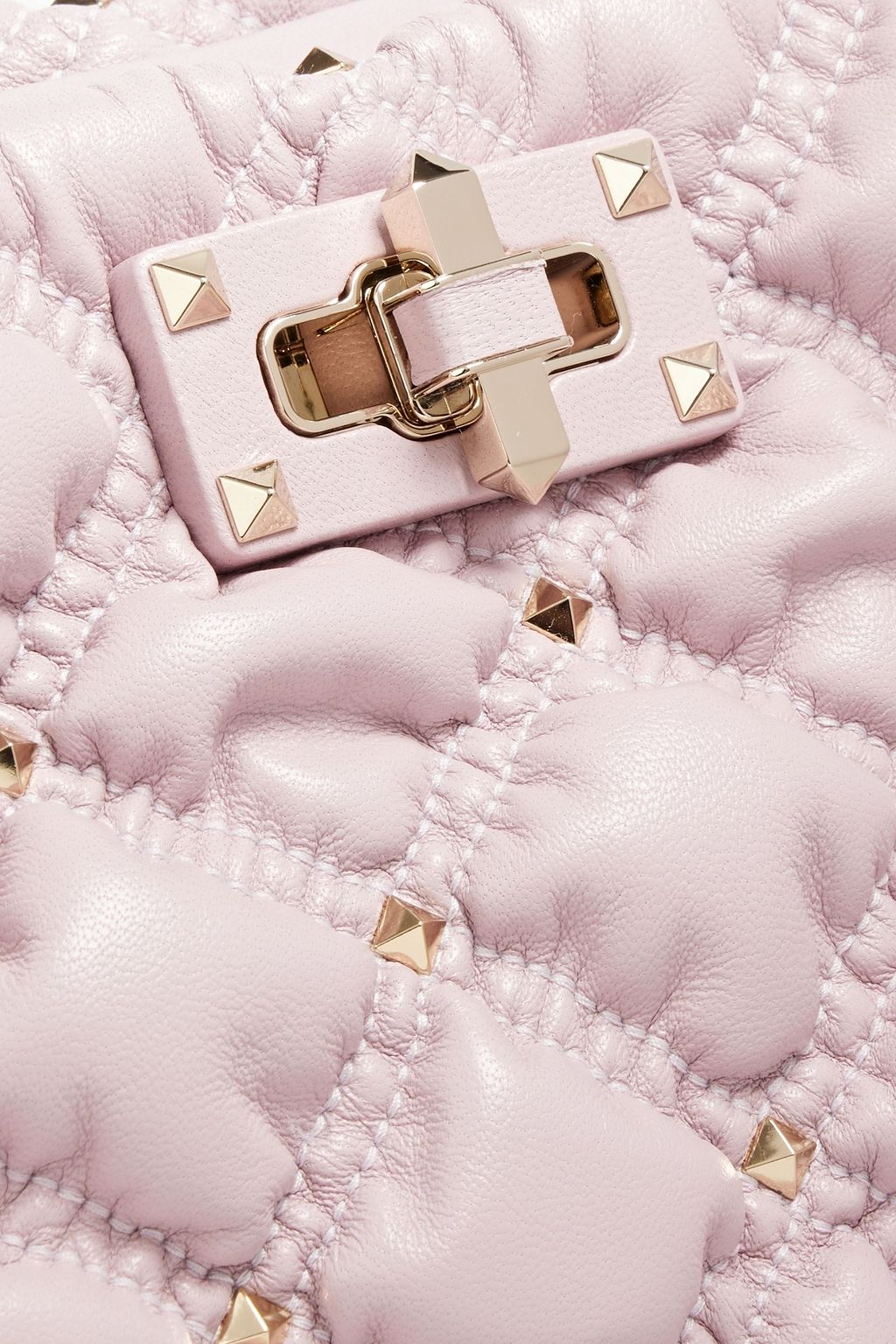 VALENTINO GARAVANI Spikeme quilted leather shoulder bag