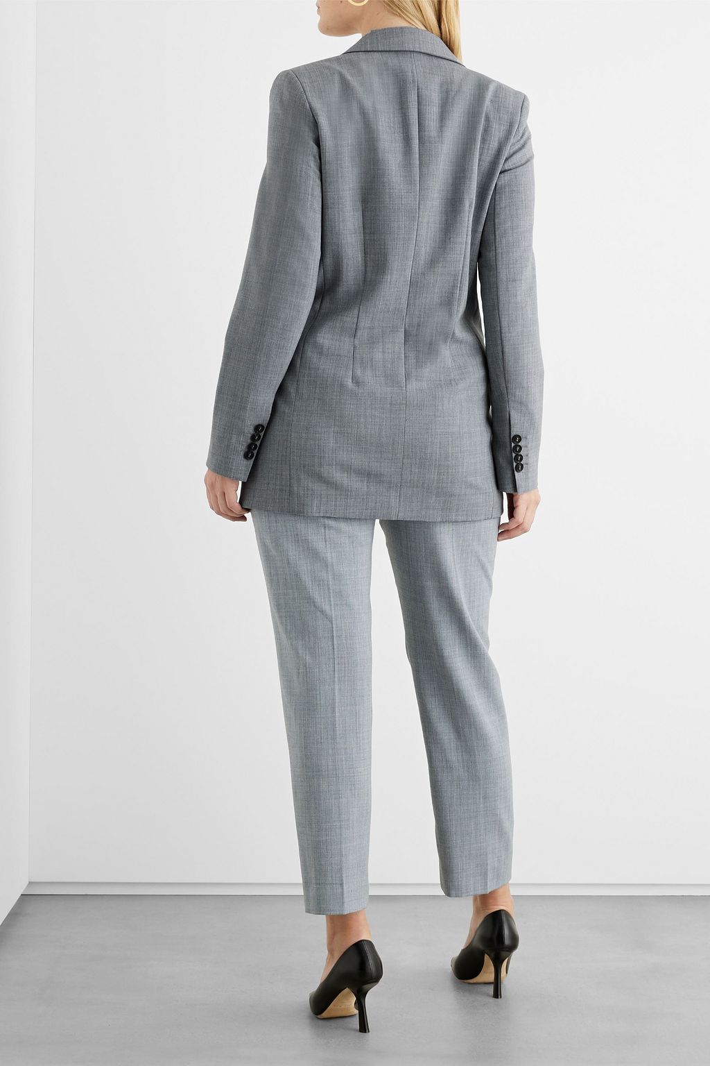 IRIS & INK Hope melierter Blazer aus Webstoff