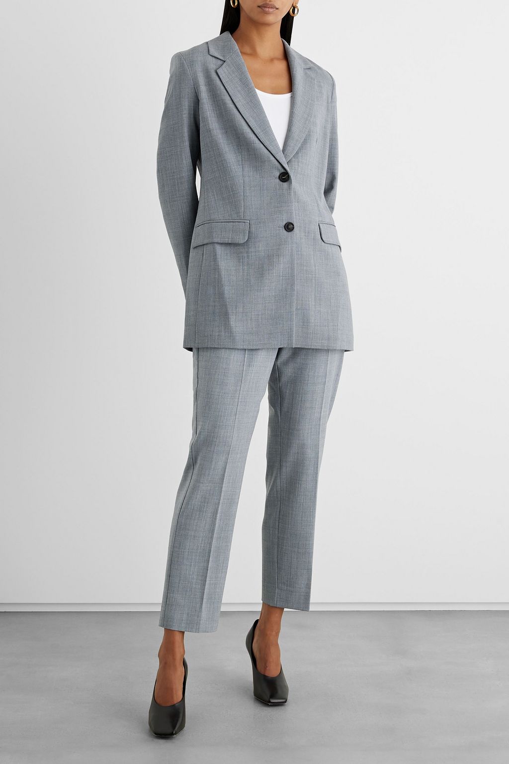 IRIS & INK Hope melierter Blazer aus Webstoff