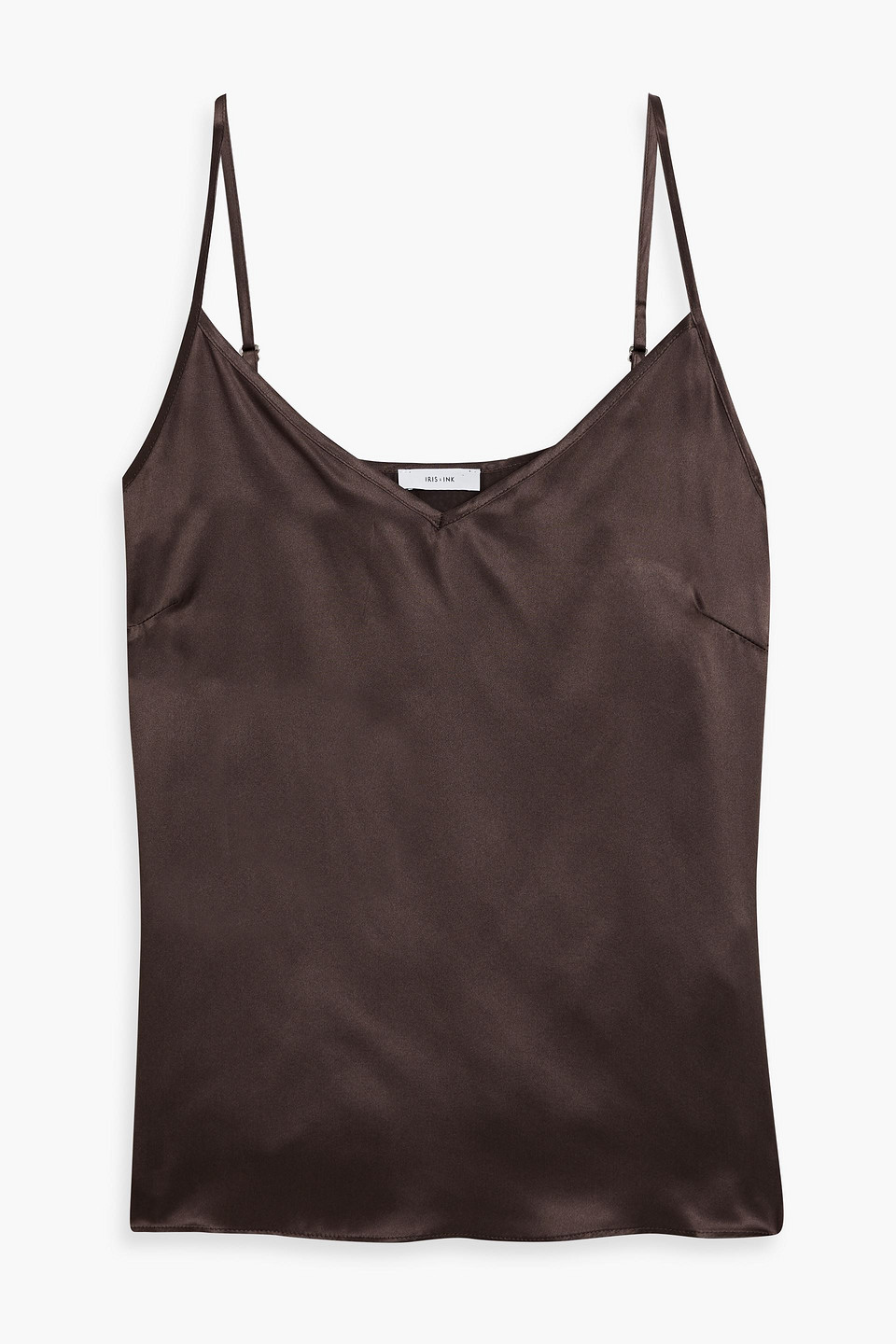 Liana organic silk-satin camisole