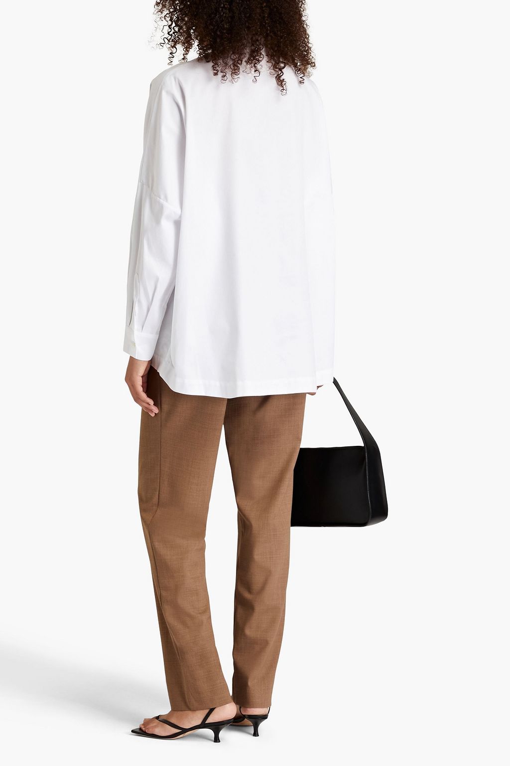 ESKANDAR Cotton-twill shirt