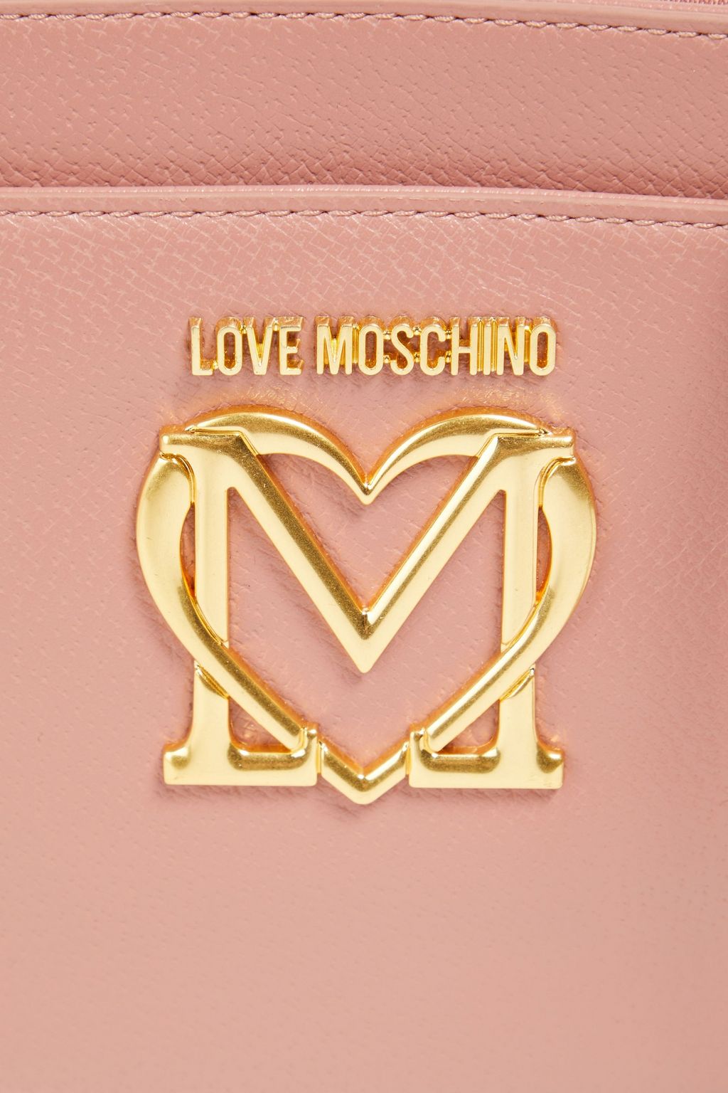 LOVE MOSCHINO Faux textured-leather shoulder bag