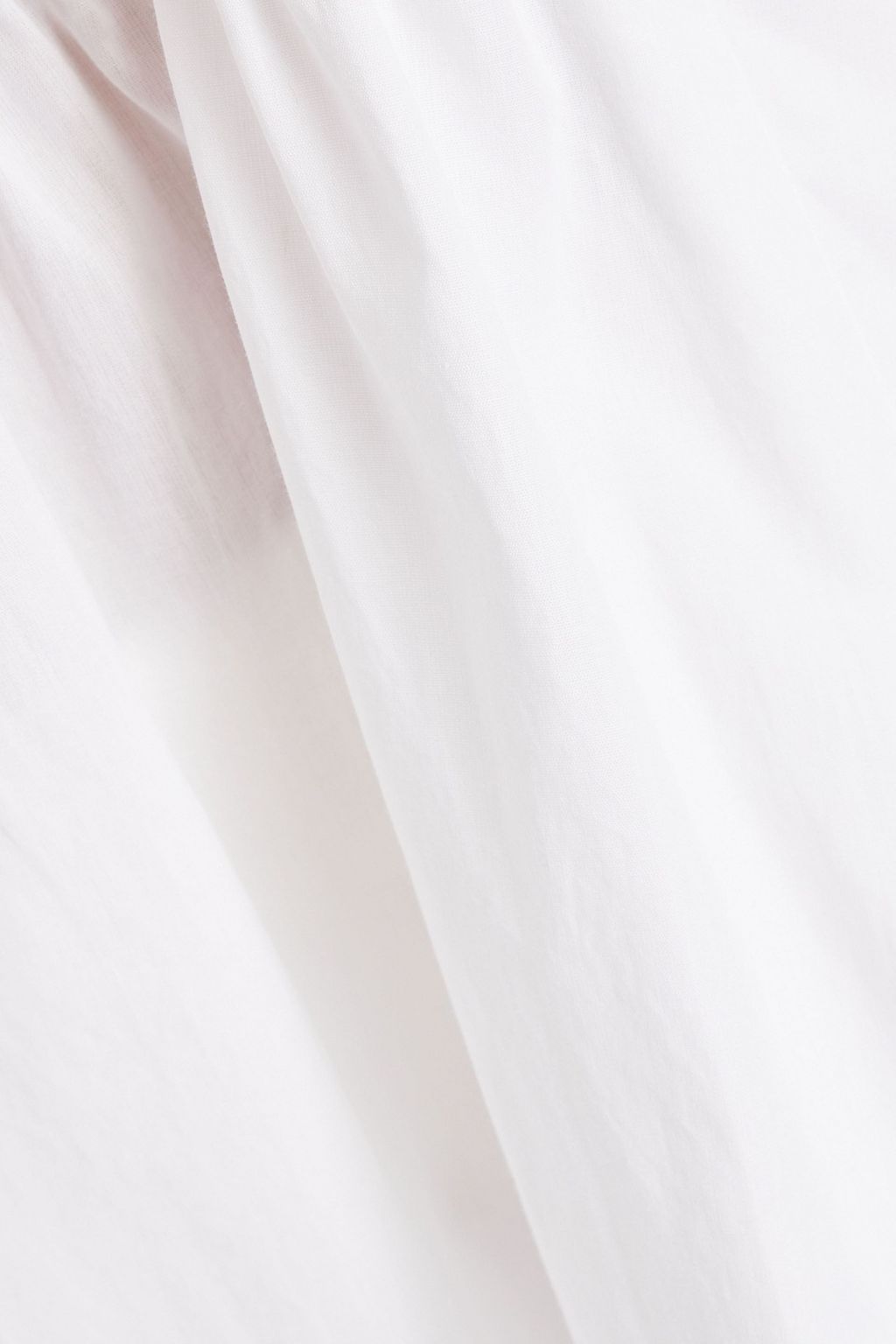 ESKANDAR Gathered cotton-poplin tunic