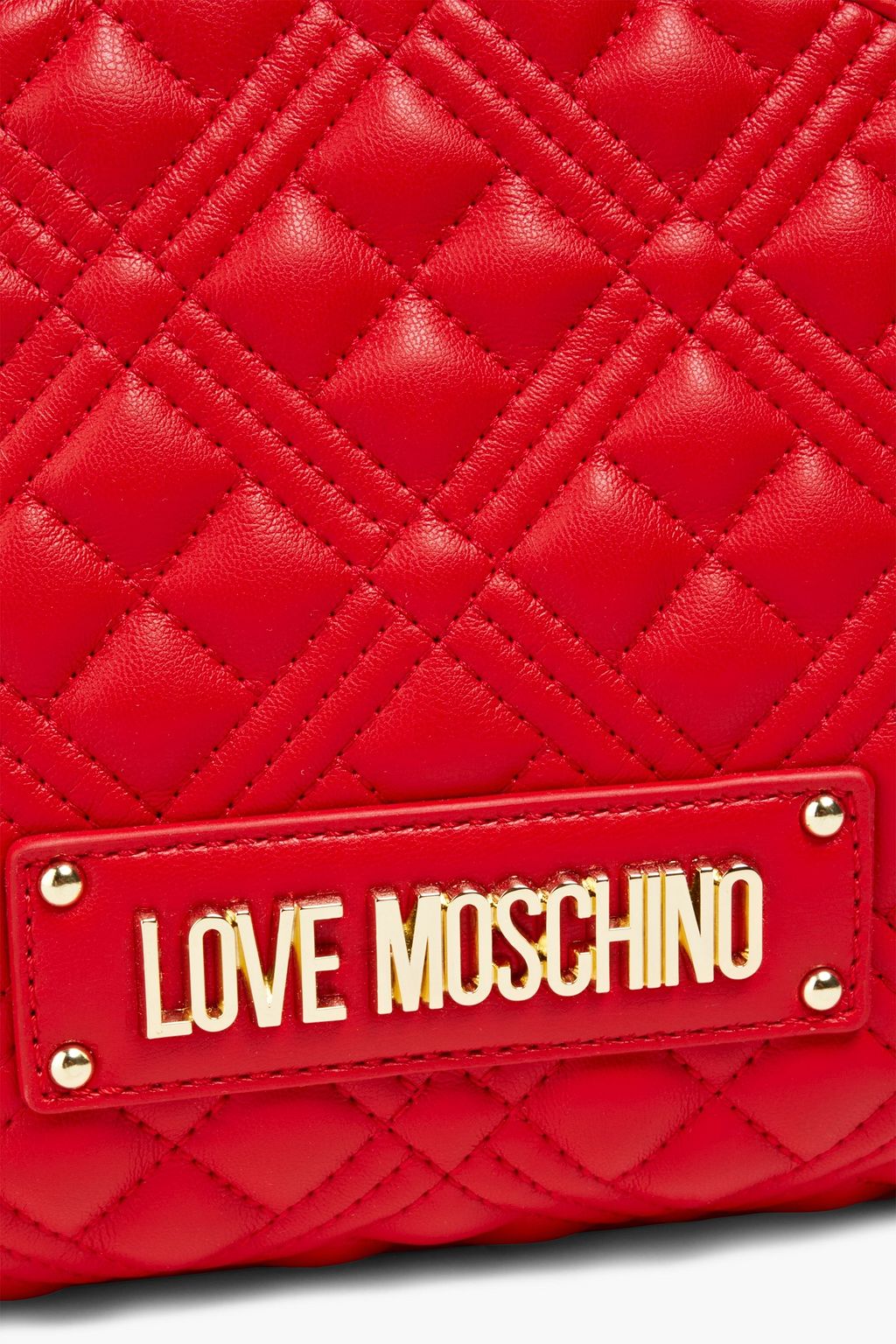 LOVE MOSCHINO Quilted faux leather tote