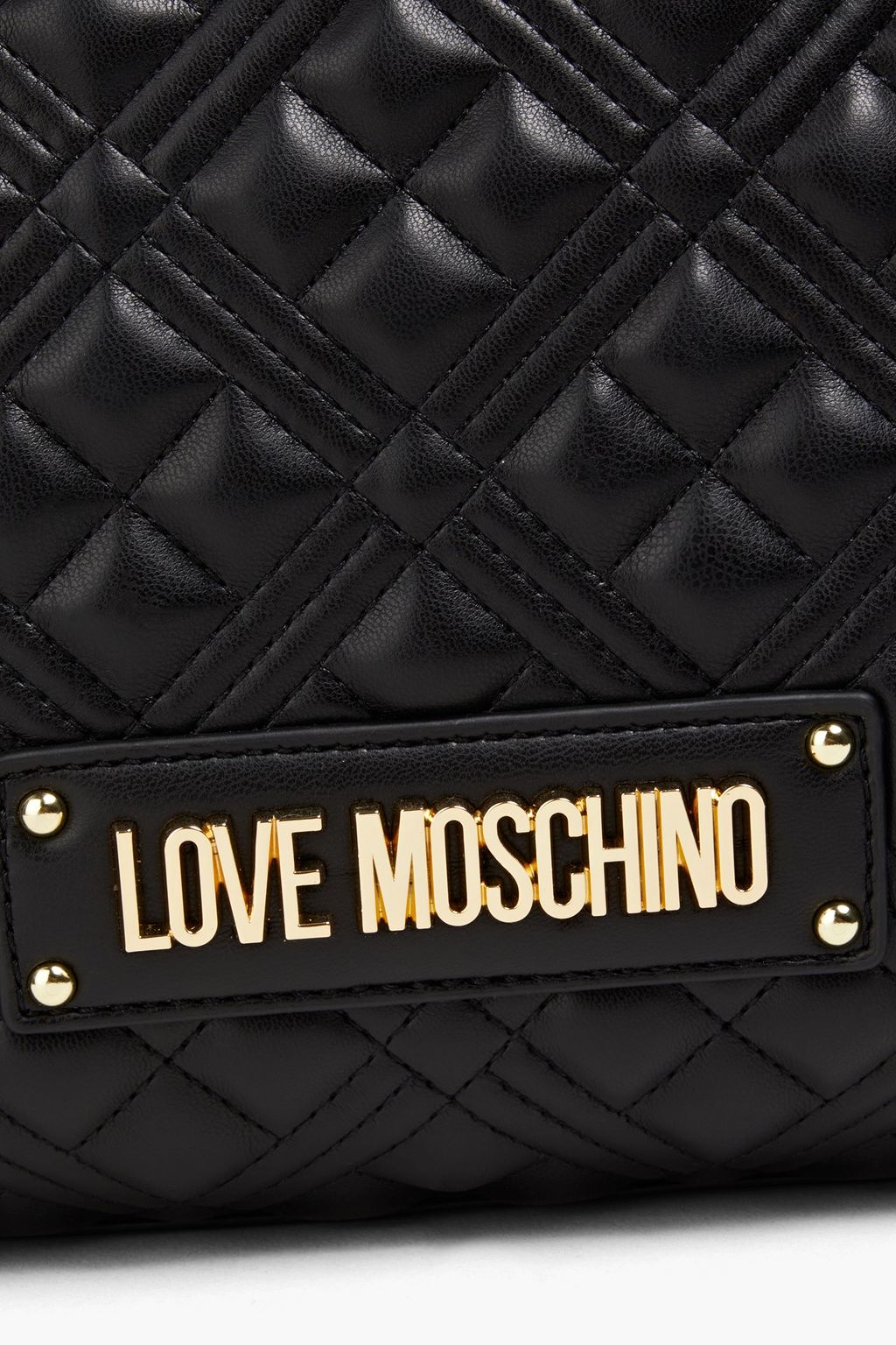 LOVE MOSCHINO Quilted faux leather tote