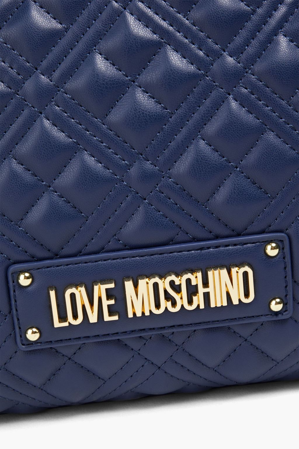 LOVE MOSCHINO Quilted faux leather tote