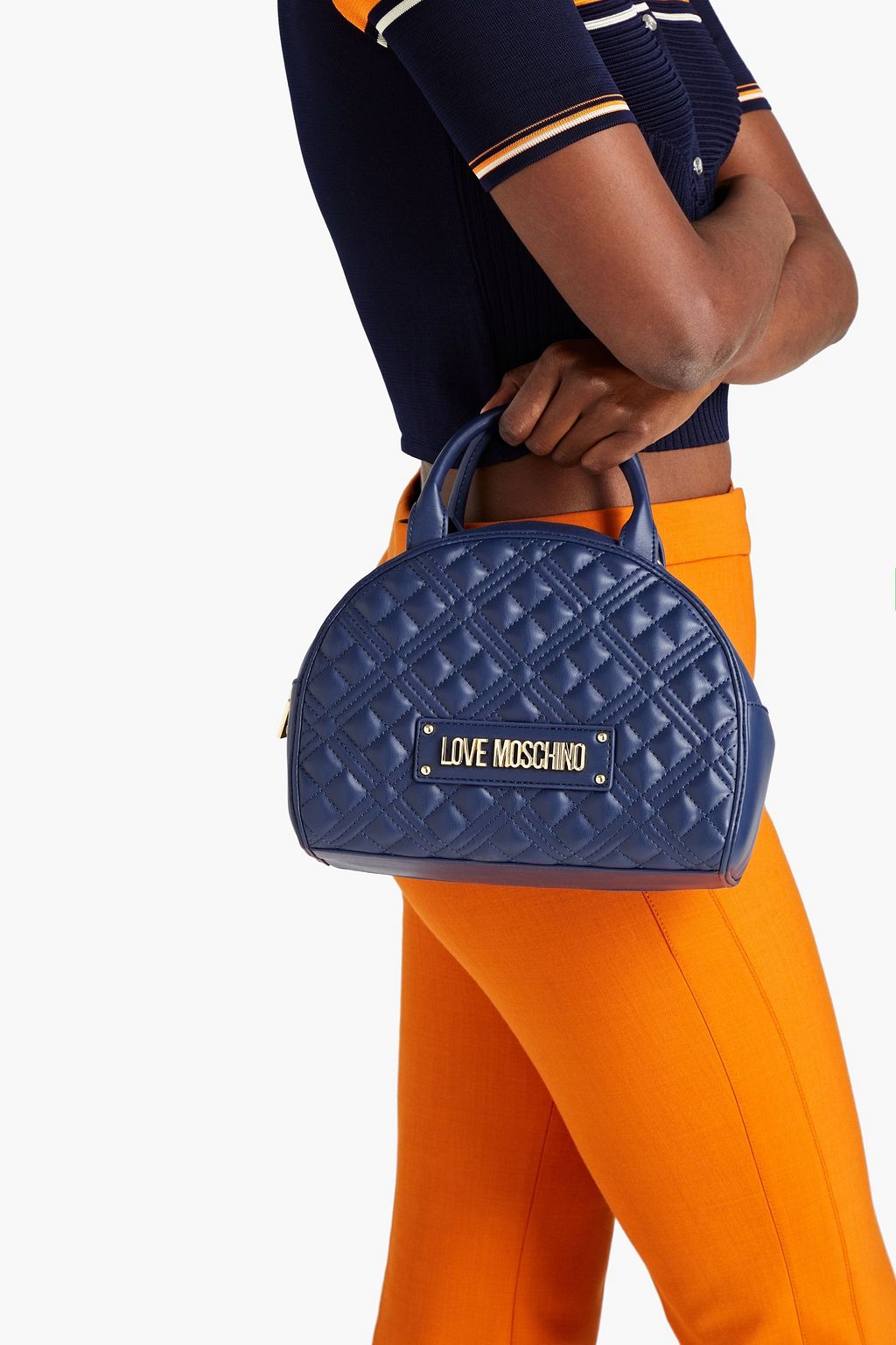 LOVE MOSCHINO Quilted faux leather tote