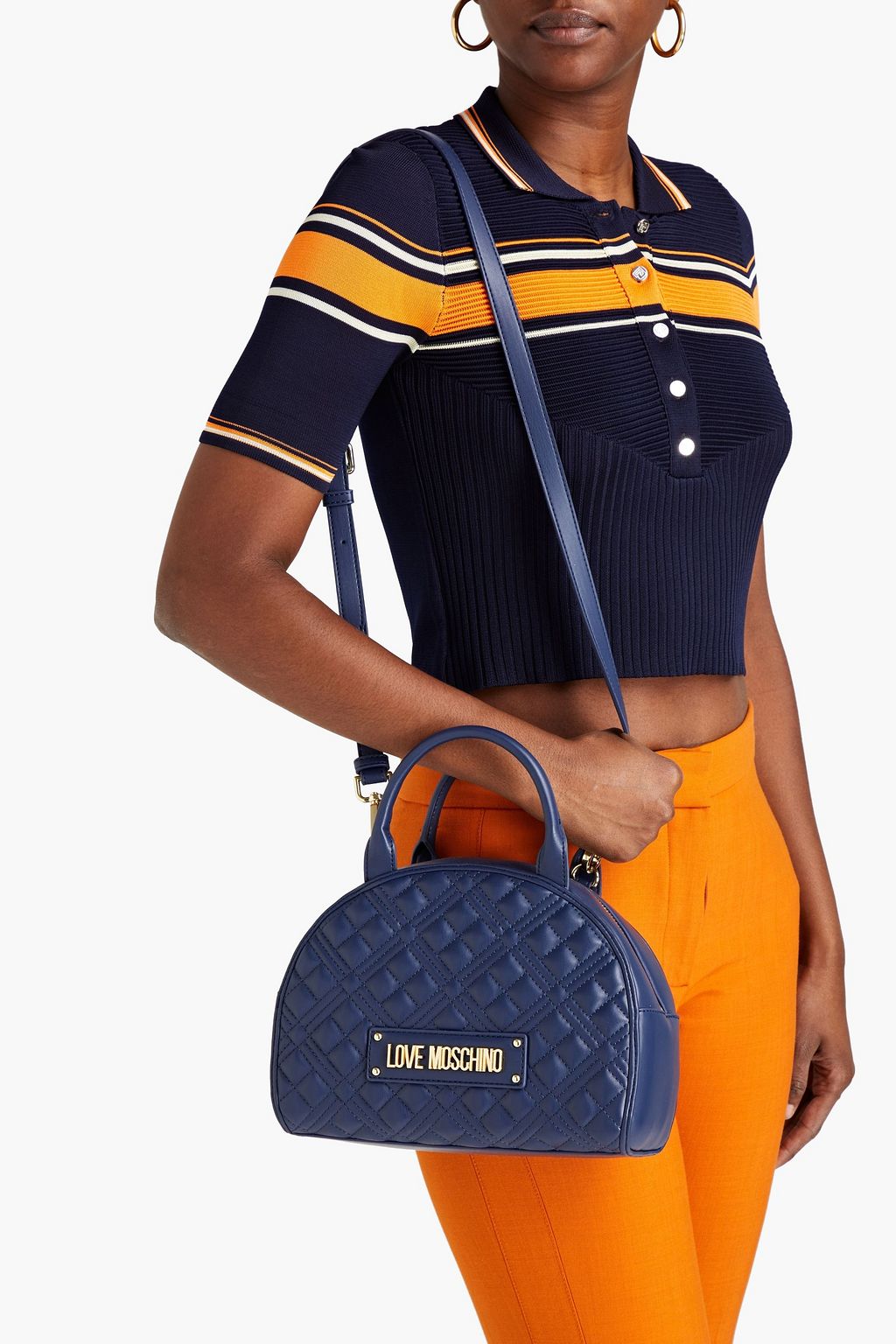 LOVE MOSCHINO Quilted faux leather tote