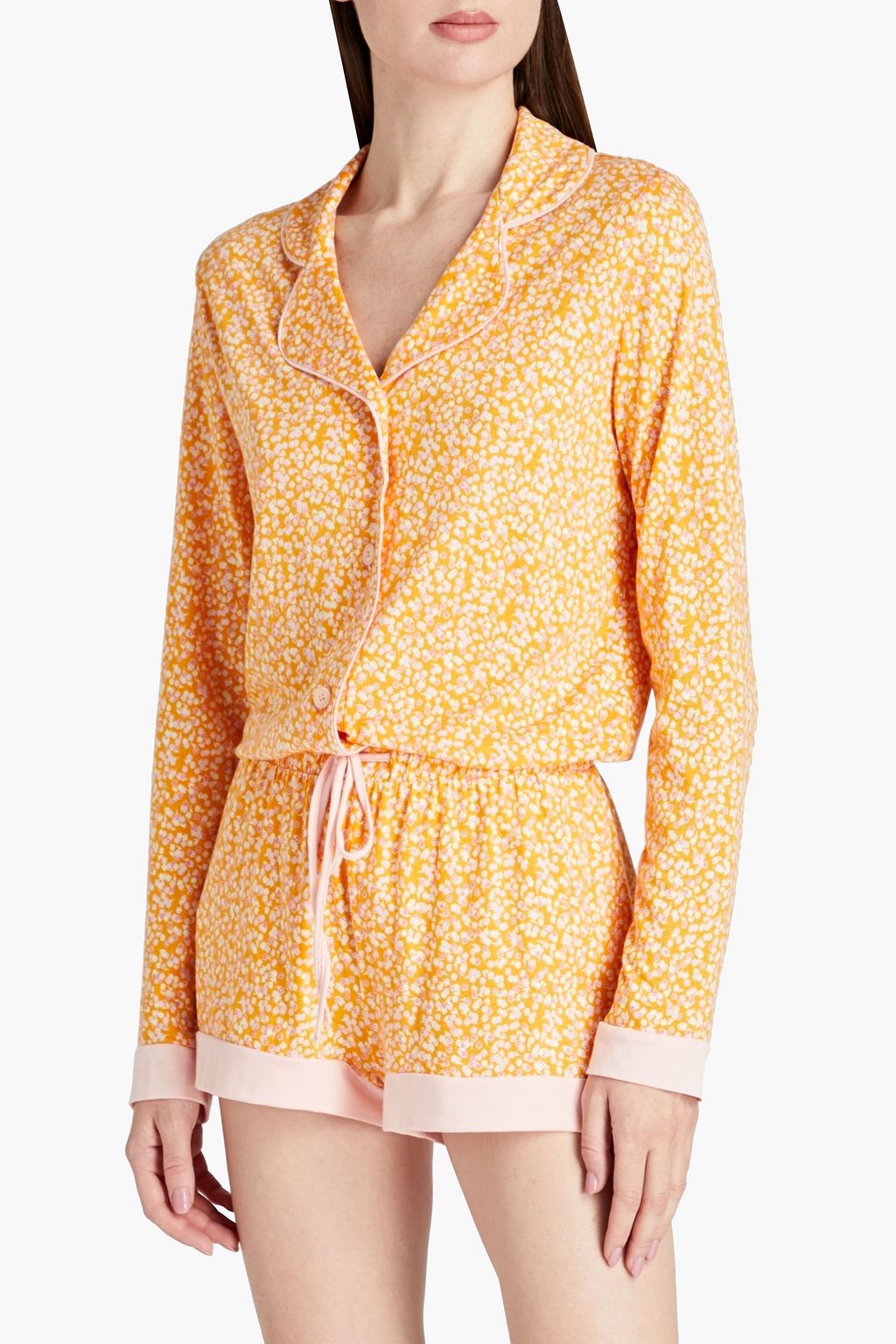 COSABELLA Bella floral-print Pima cotton and modal-blend jersey pajama set