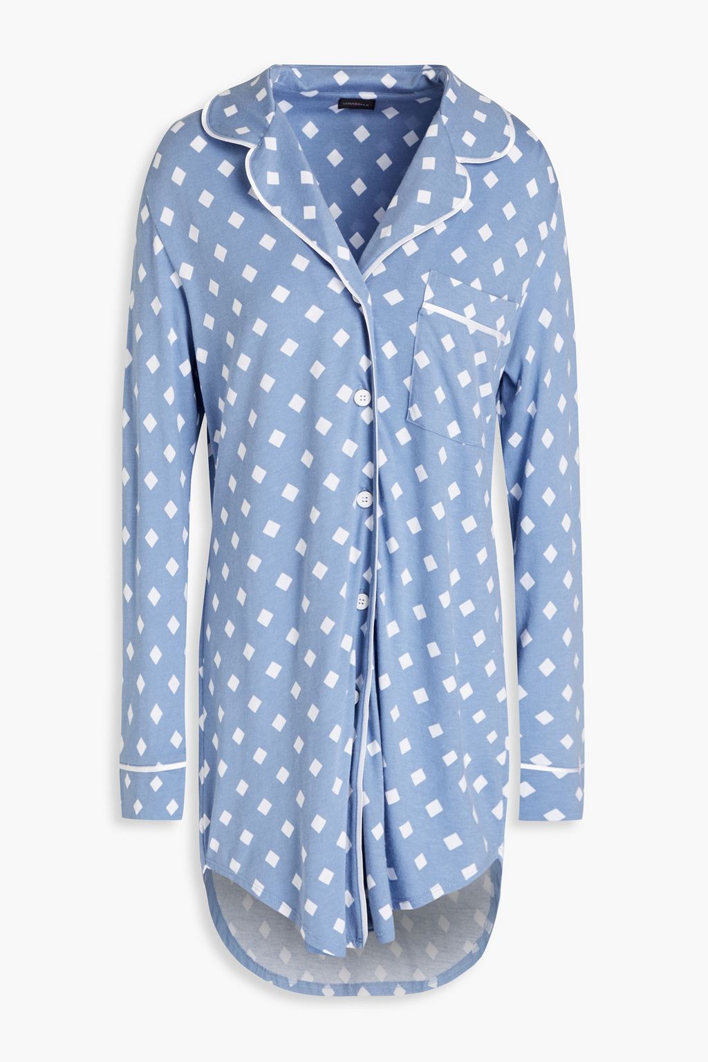 COSABELLA Bella printed Pima cotton and modal-blend jersey nightdress | THE  OUTNET