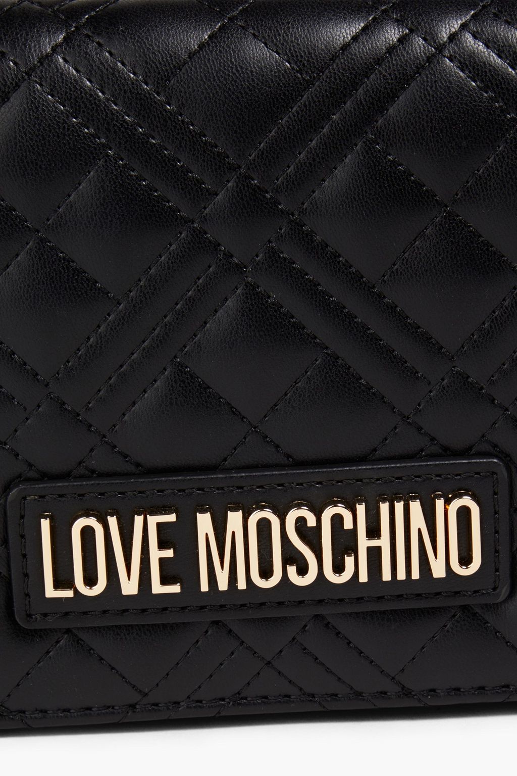 LOVE MOSCHINO Quilted faux leather shoulder bag