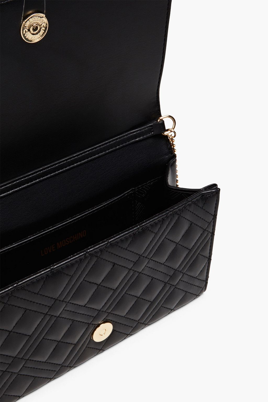 LOVE MOSCHINO Quilted faux leather shoulder bag