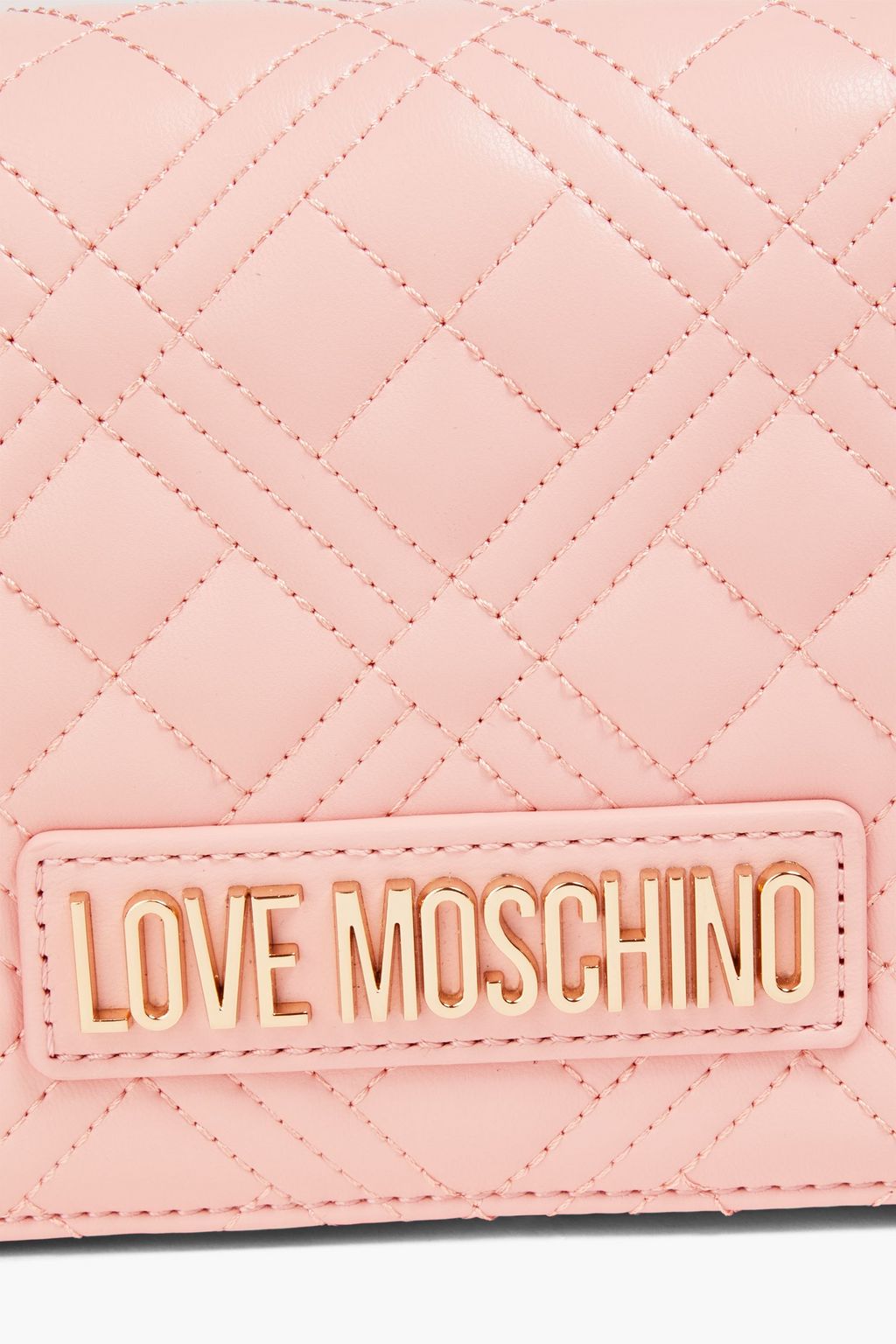 LOVE MOSCHINO Quilted faux leather shoulder bag