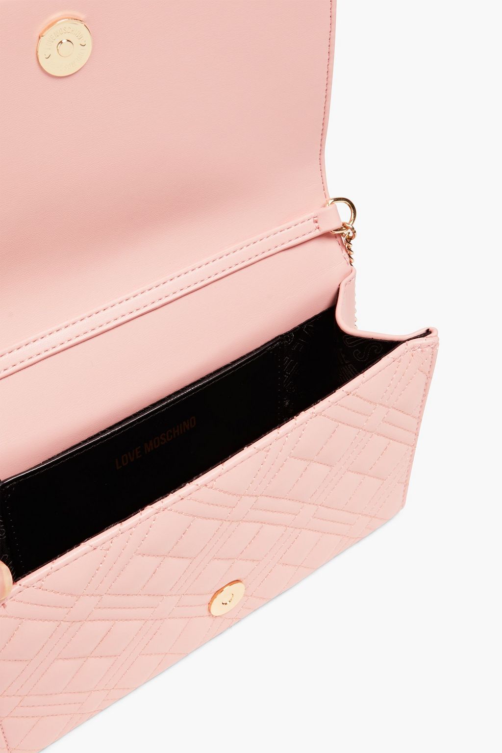 LOVE MOSCHINO Quilted faux leather shoulder bag