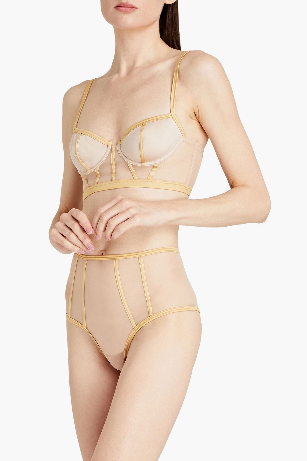 COSABELLA Sardegna stretch-mesh high-rise briefs