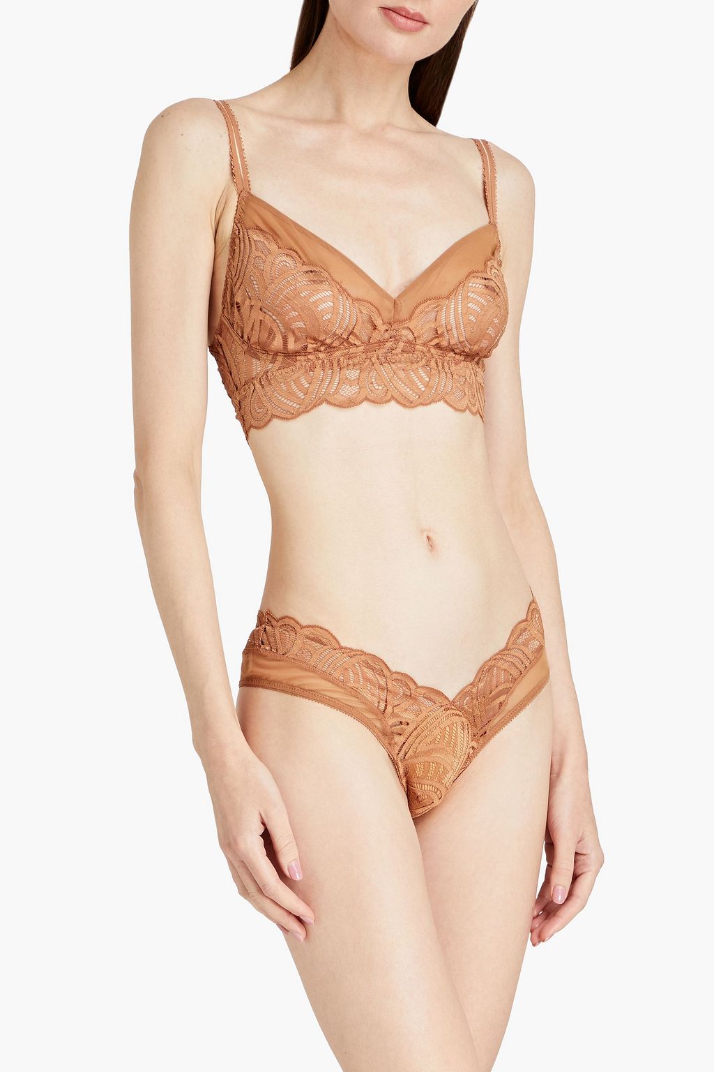 COSABELLA Mid-rise lace briefs