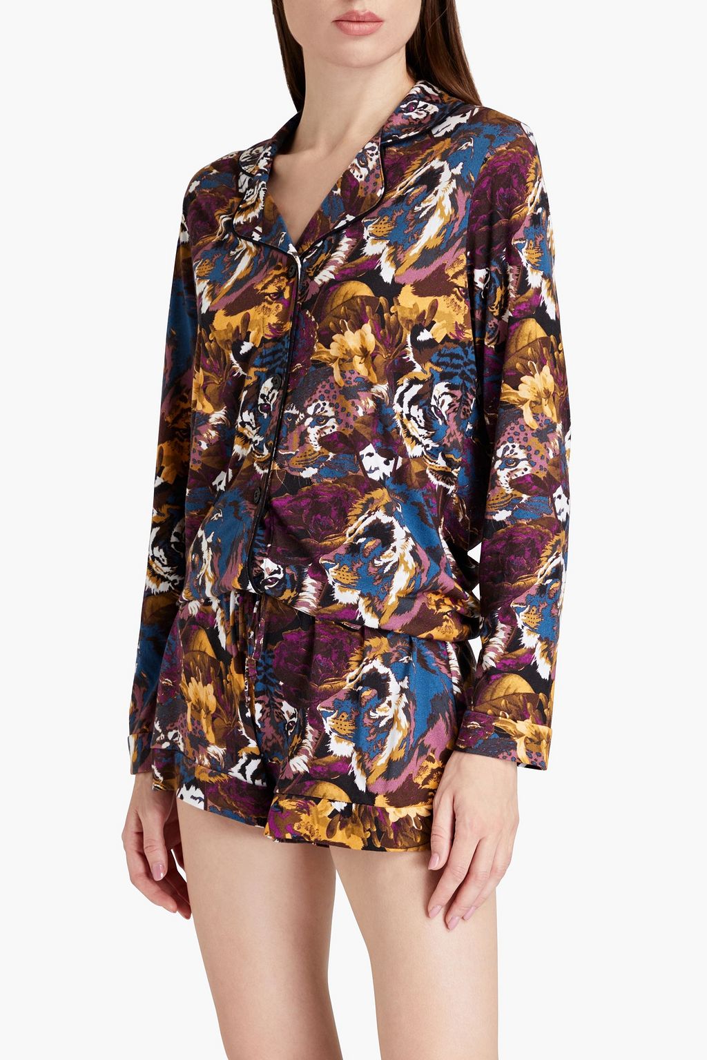 COSABELLA Bella floral-print Pima cotton and modal-blend jersey pajama set