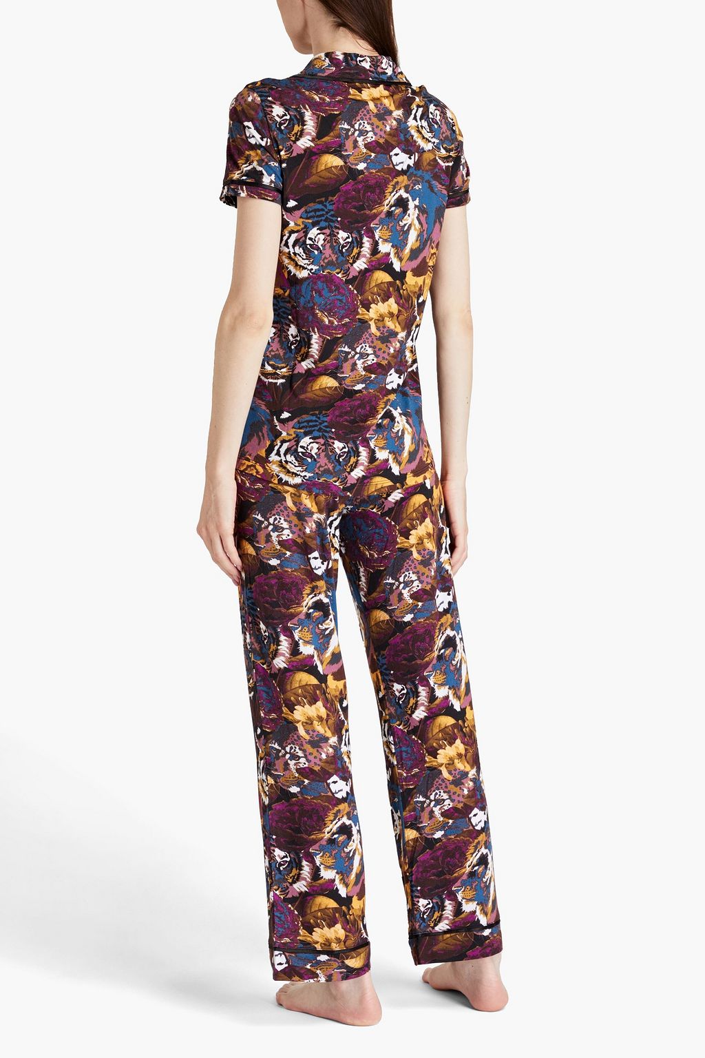 COSABELLA Bella snake-print Pima cotton and modal-blend jersey pajama set