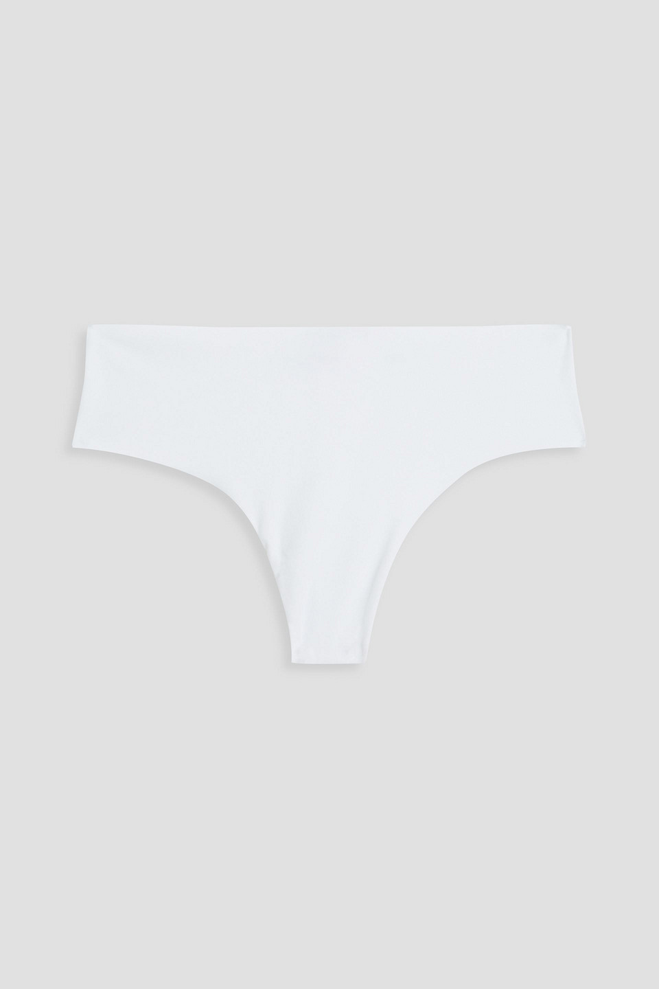 Stretch-cotton jersey mid-rise thong