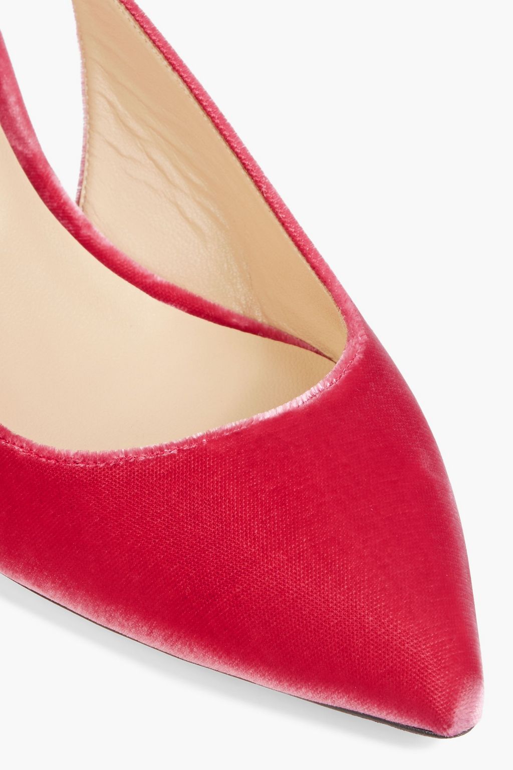 JIMMY CHOO Gemma 40 velvet slingback pumps