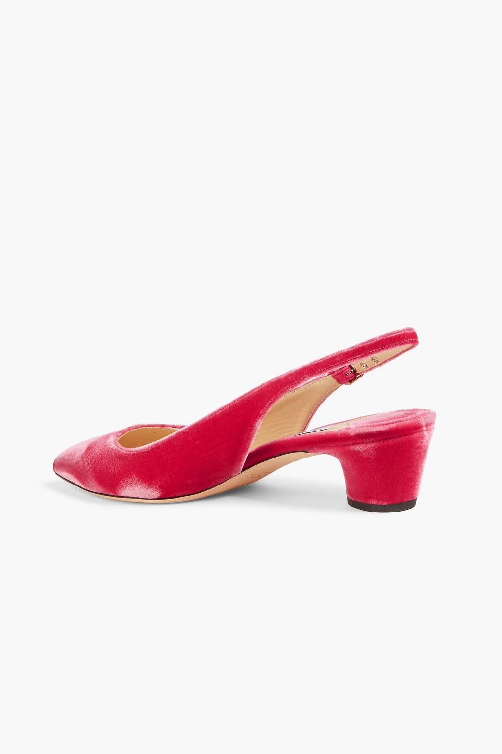 JIMMY CHOO Gemma 40 velvet slingback pumps