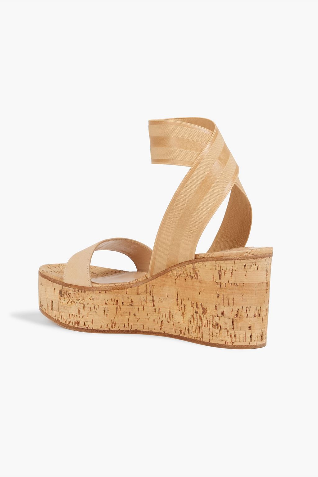 GIANVITO ROSSI Suede wedge sandals
