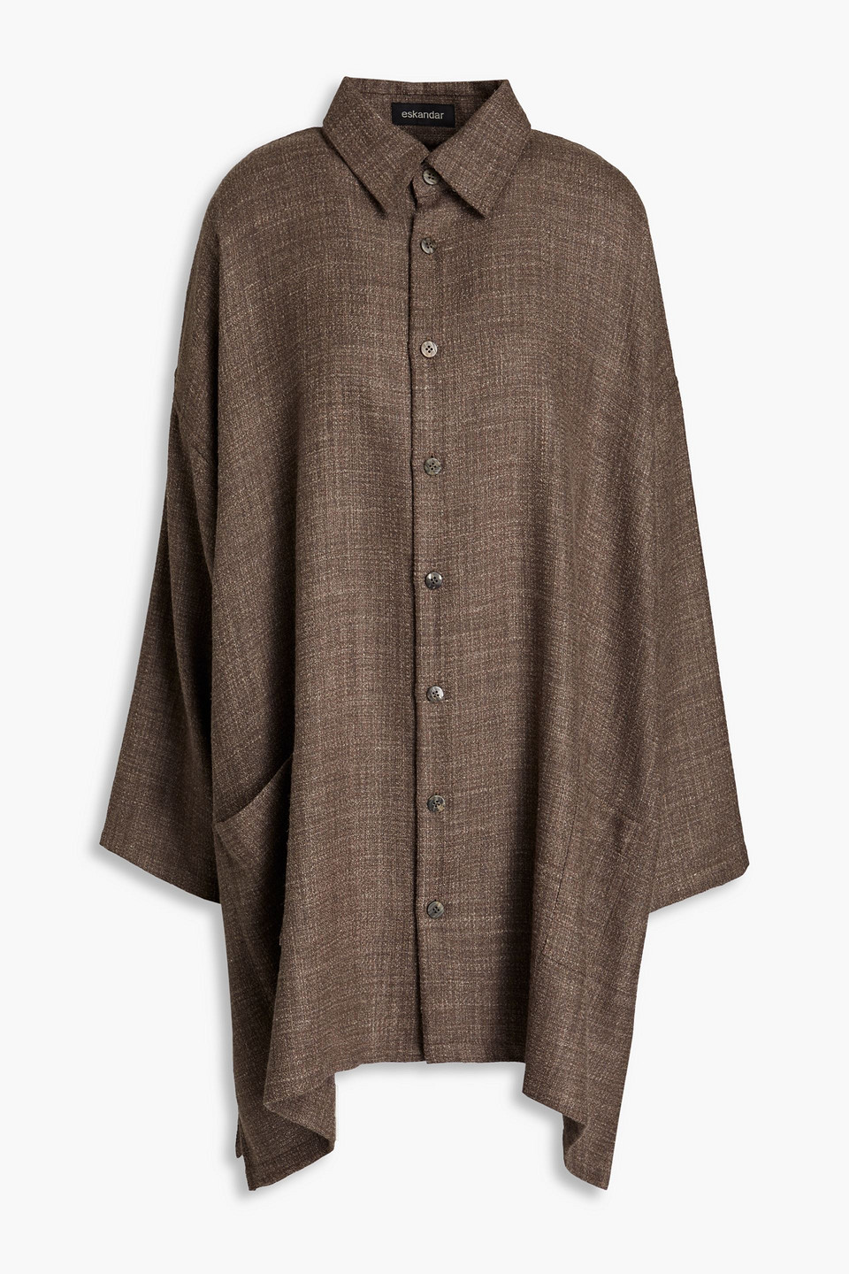 Eskandar Alpaca-blend tweed jacket