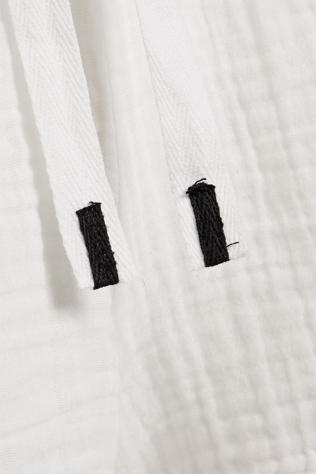 STATESIDE Cotton-gauze shorts