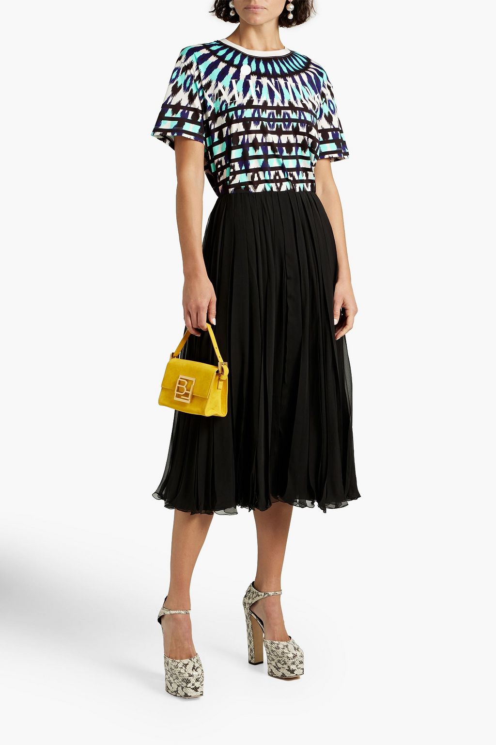 VALENTINO GARAVANI Printed cotton-jersey T-shirt