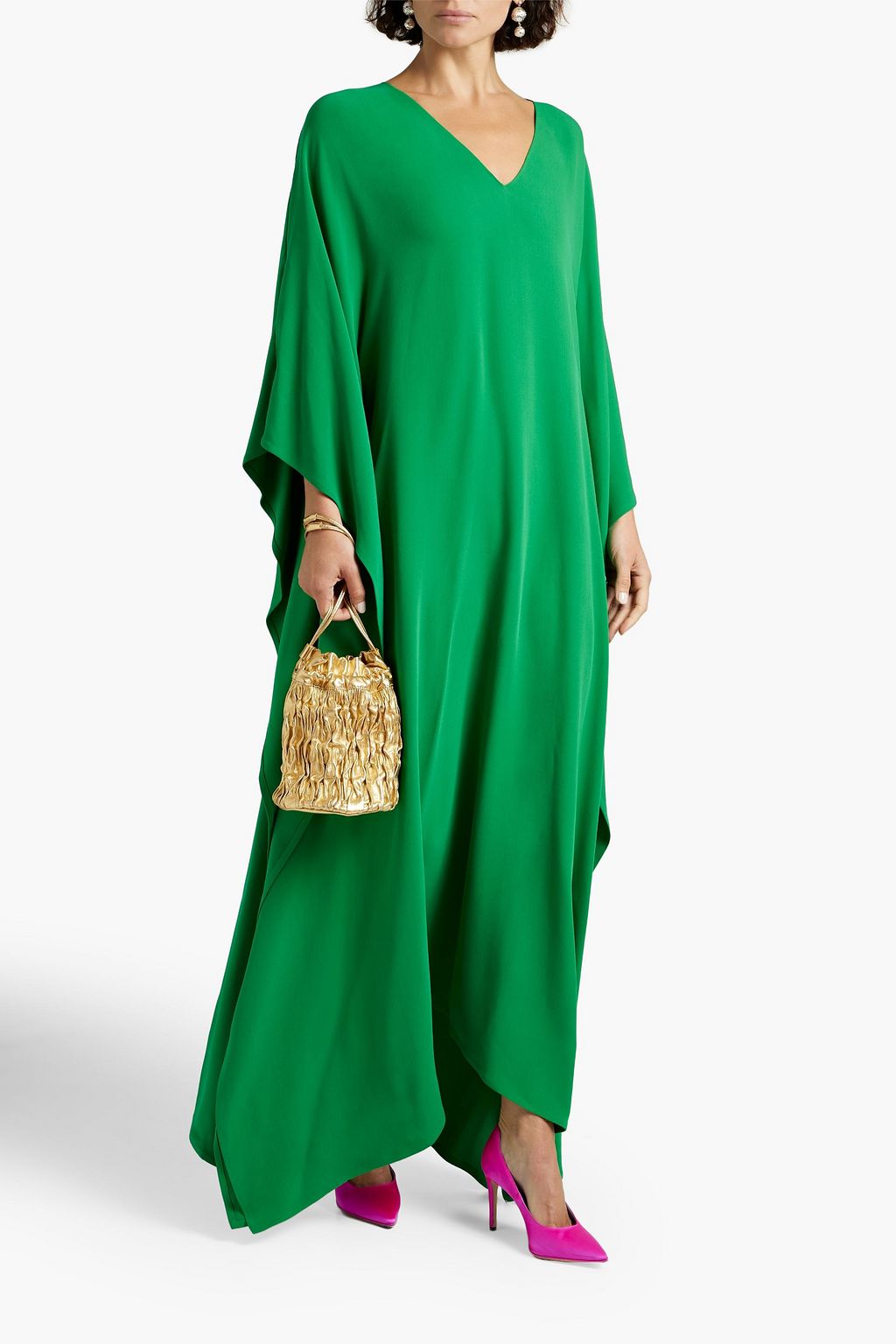 VALENTINO GARAVANI Silk-crepe kaftan