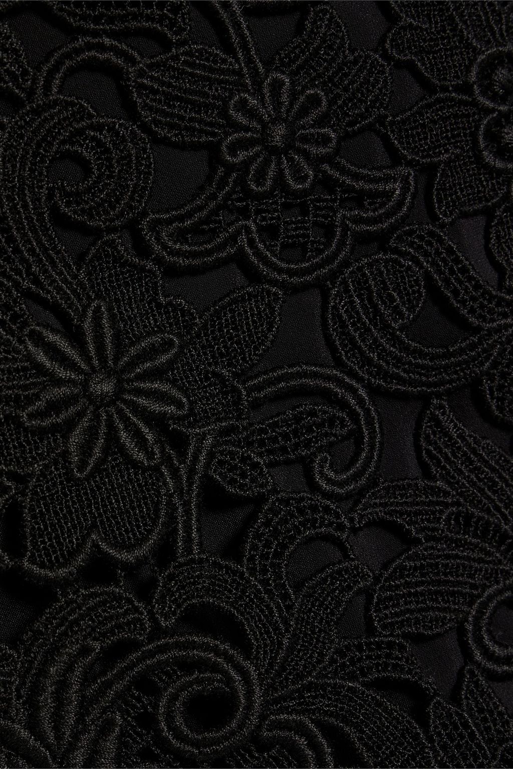 Cotton-blend guipure lace shorts - Thumbnail 4