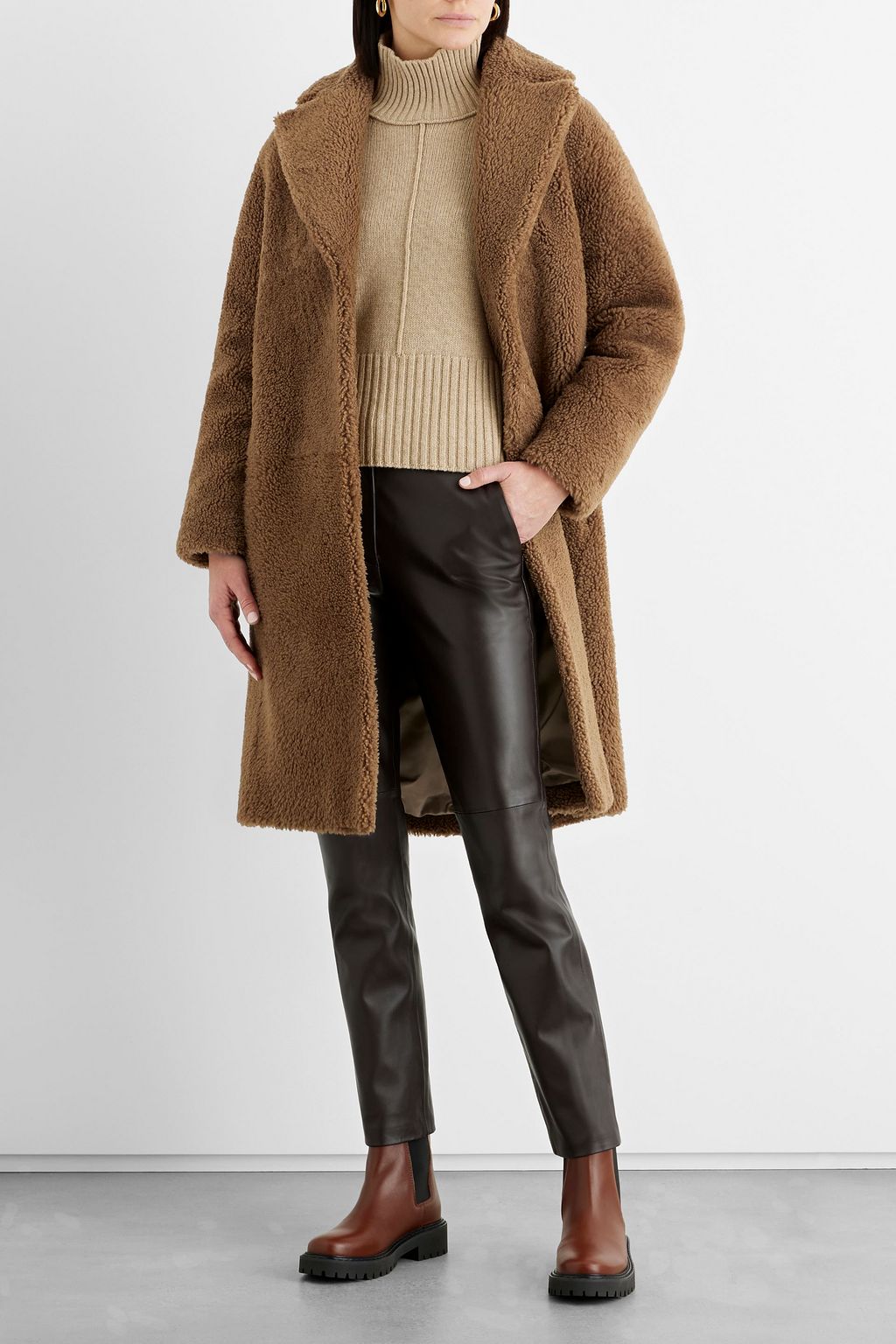IRIS & INK Anna shearling coat