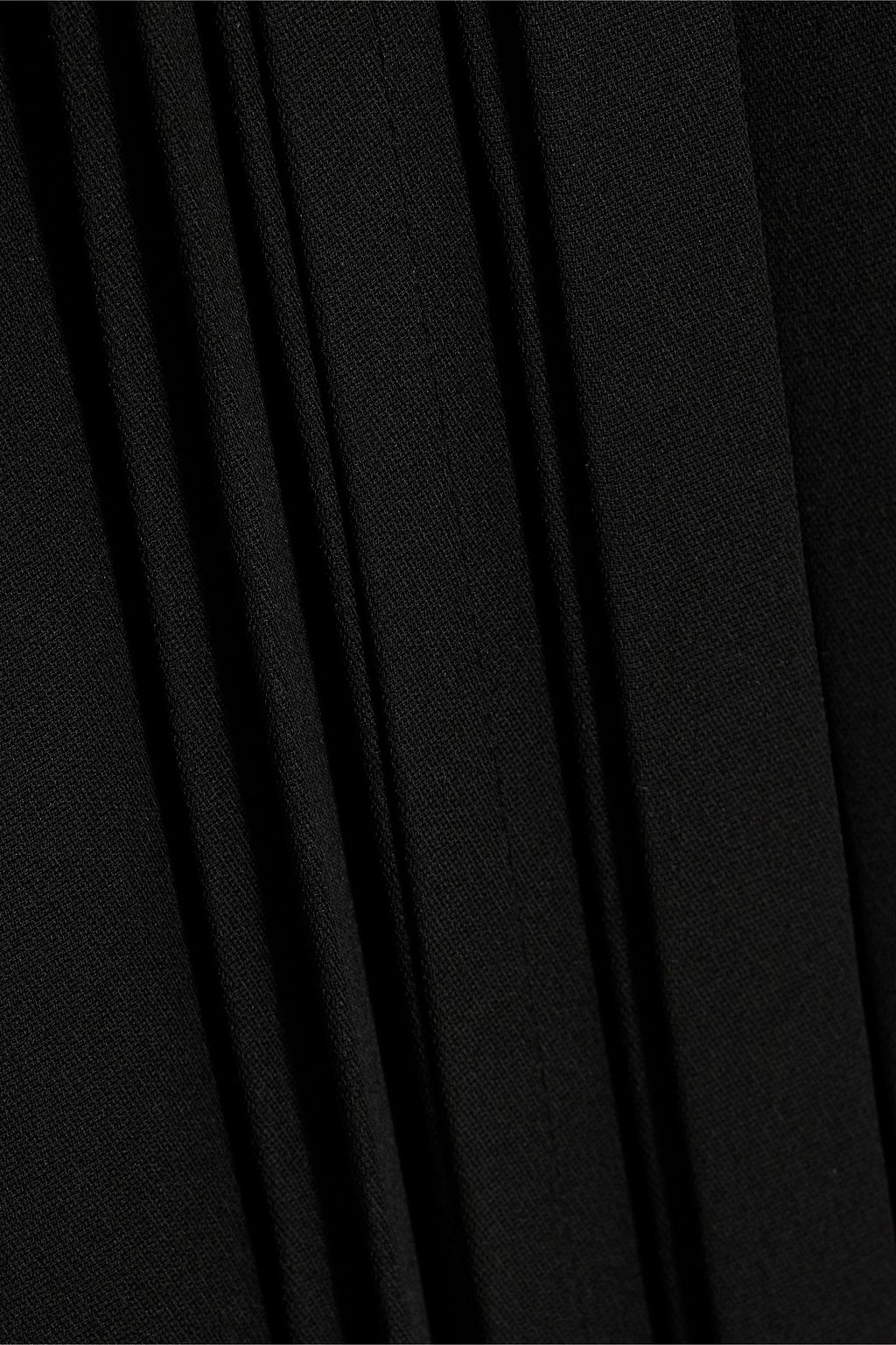 VALENTINO GARAVANI Fringed silk-crepe midi dress