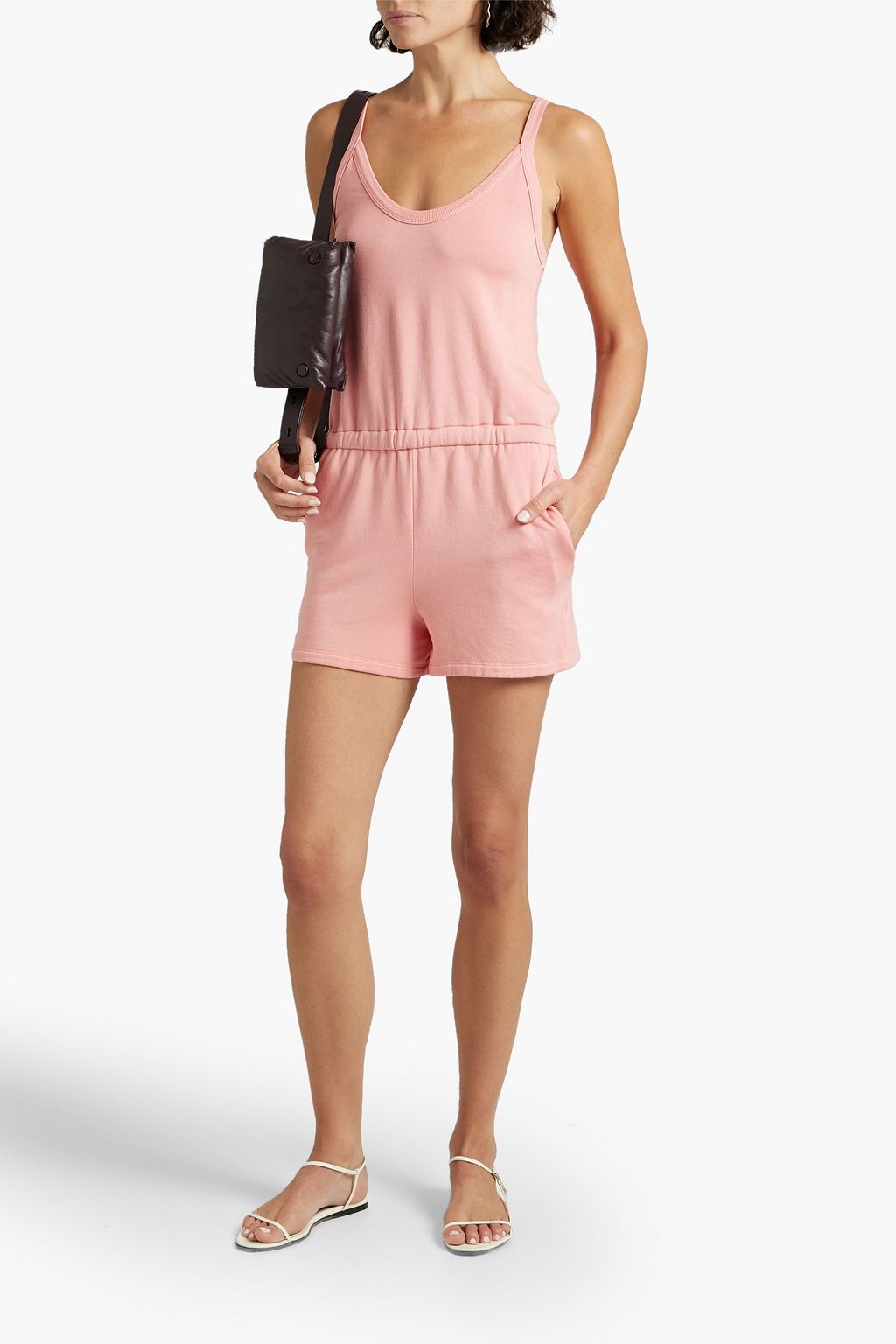 STATESIDE + Tiler Peak stretch Micro Modal and cotton-blend playsuit