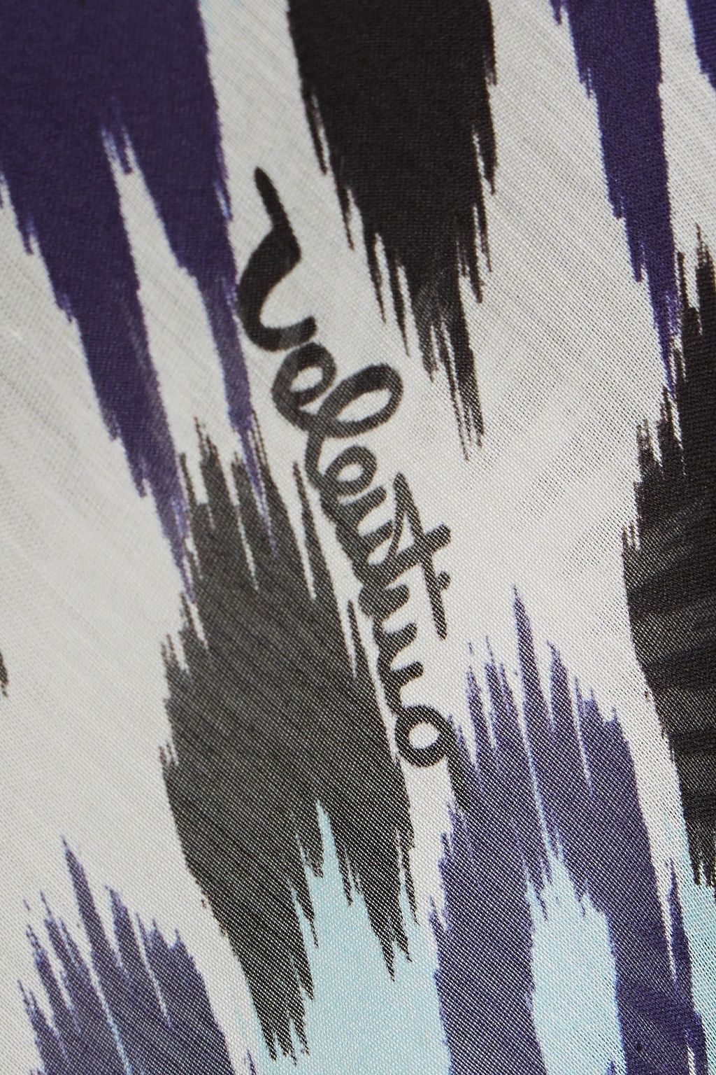 VALENTINO GARAVANI Printed cotton and silk-blend voile kimono