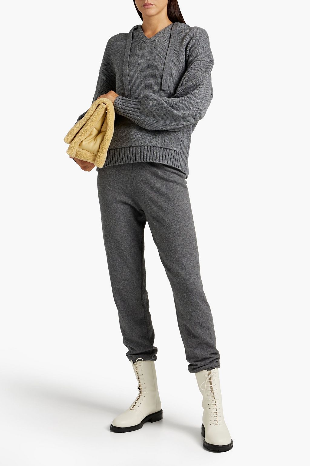 ALEX MILL Aiden wool and cotton-blend hoodie