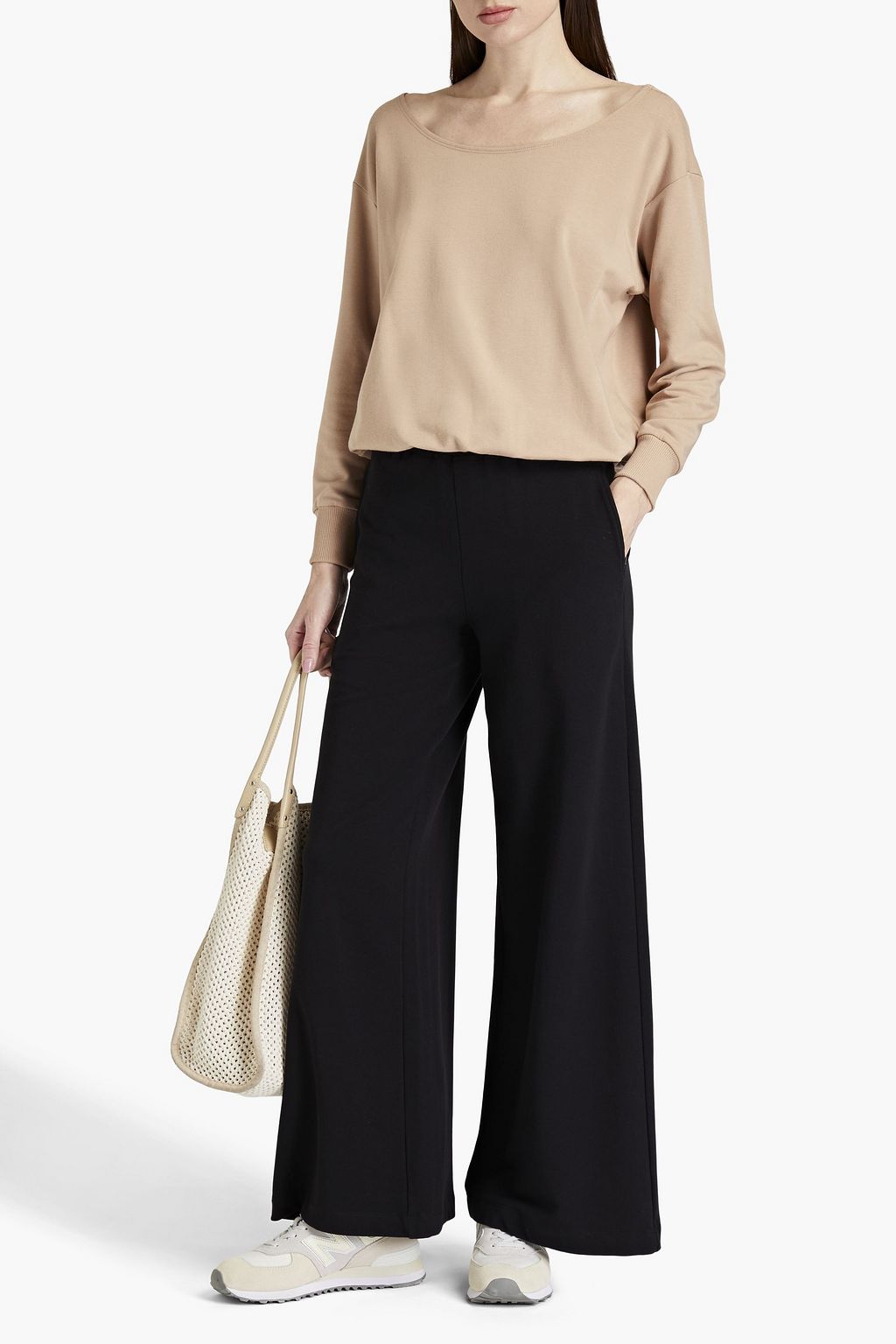 L'AGENCE Campbell French terry track pants
